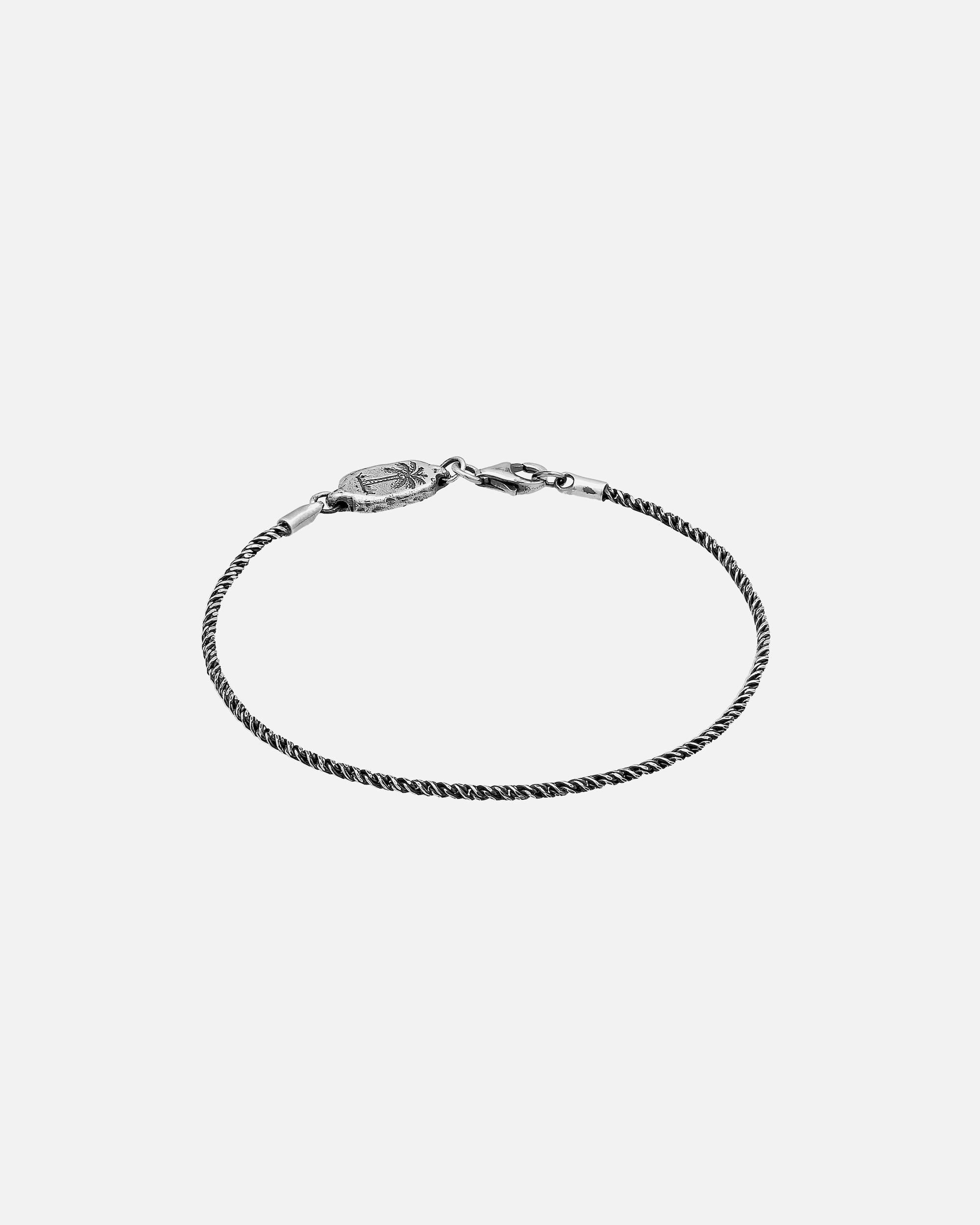 Bracelet for HommeHaze & GloryDefault Brand LineHG HAZE & GLORY - Bracelet Hommes en argent sterling 925, Bijoux Hommes, Bracelet en argent avec pendentif oxydé, palmier, Paradise, 18-23 cm23