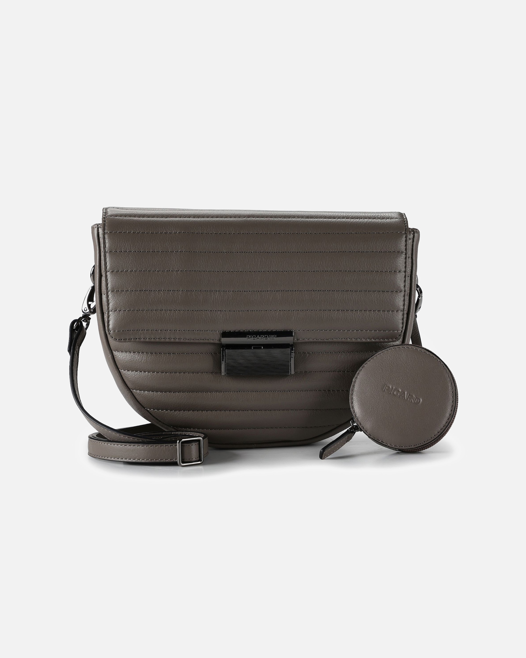 Clutch für Weiblich Picard Evolute Umhängetasche gravel
