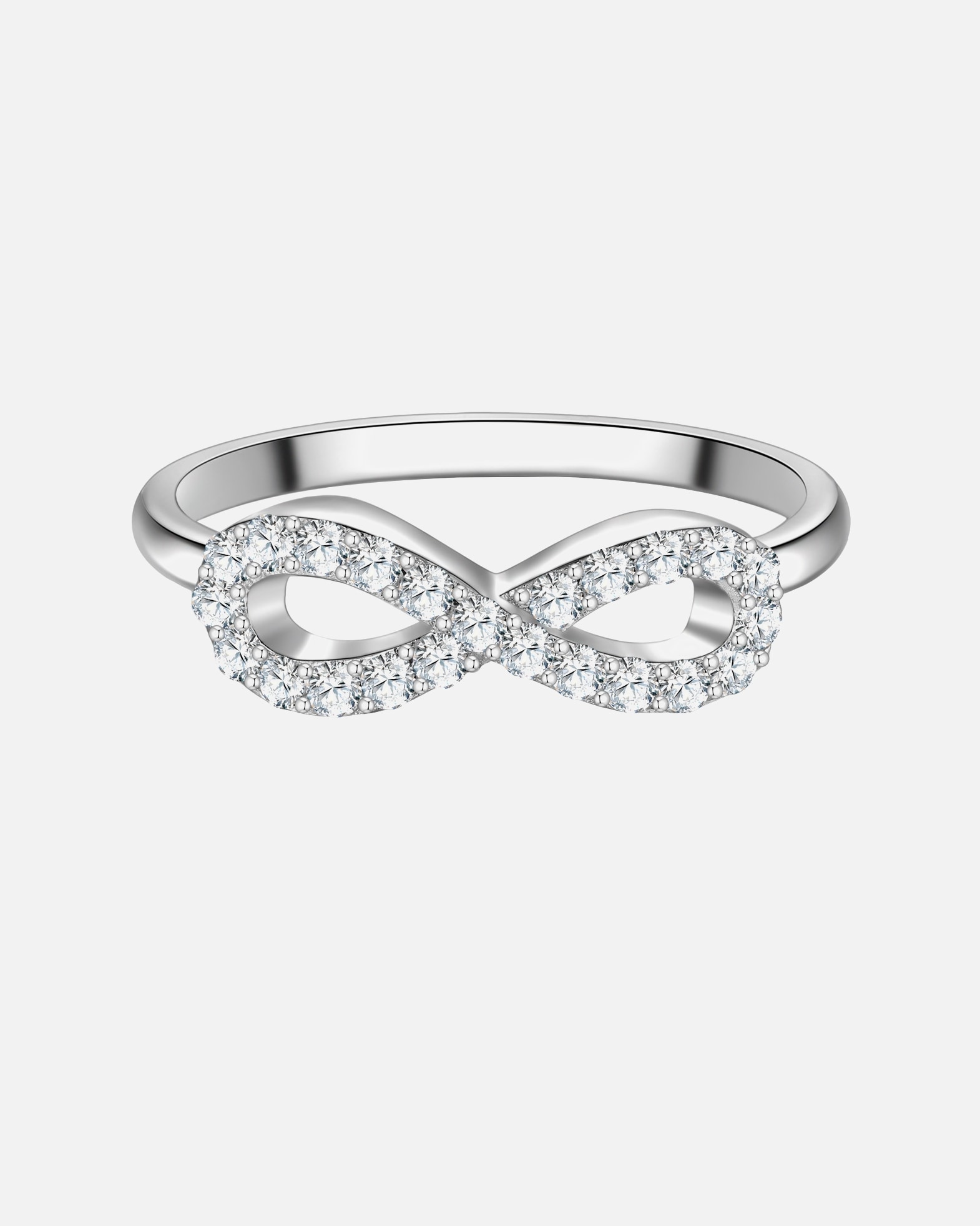 Bague for FemmeBague Infinity en Argent Sterling en argent avec Zirconium58
