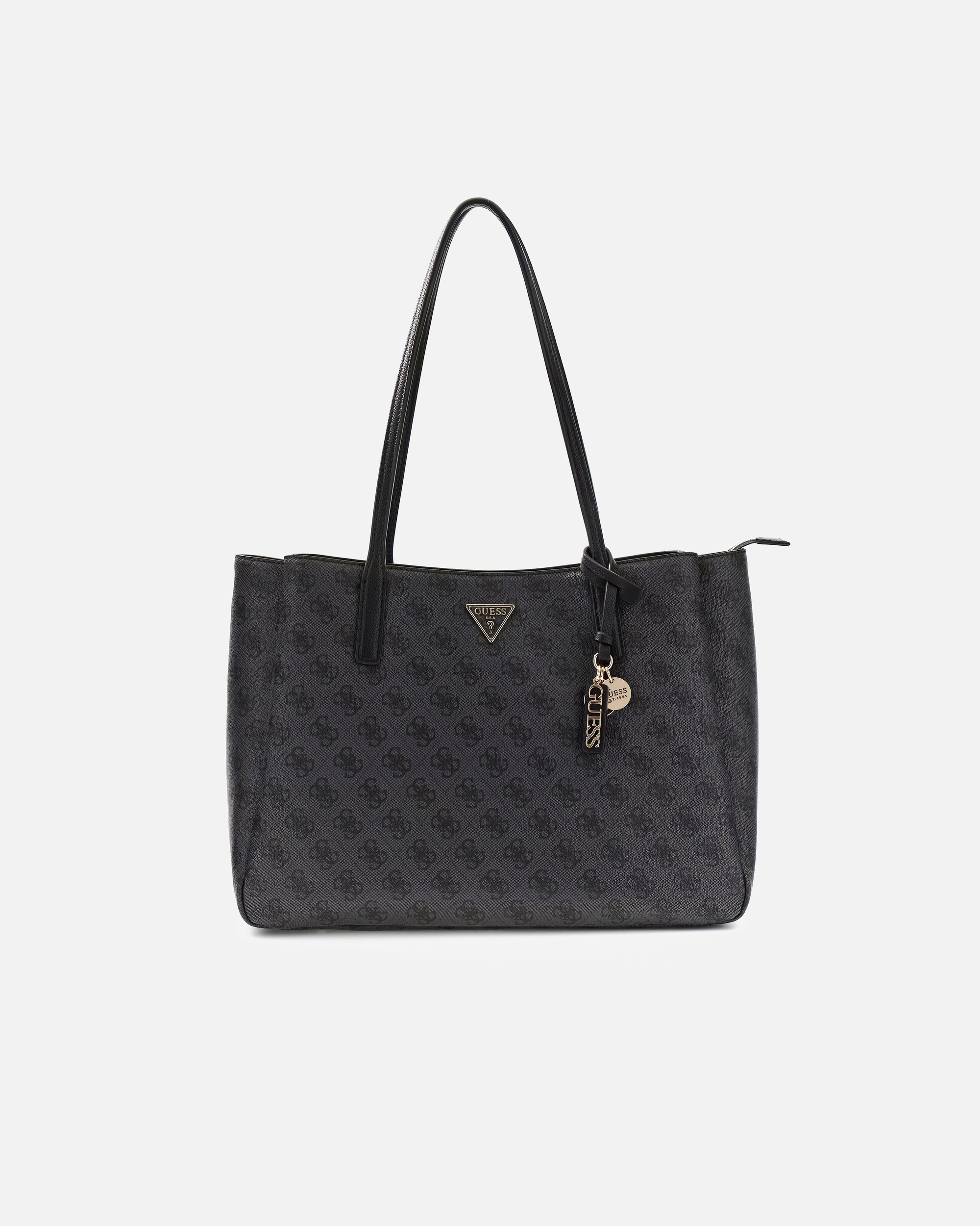 Cabas for FemmeGUESSNoelle II Sac à main porté épaulecoal logo