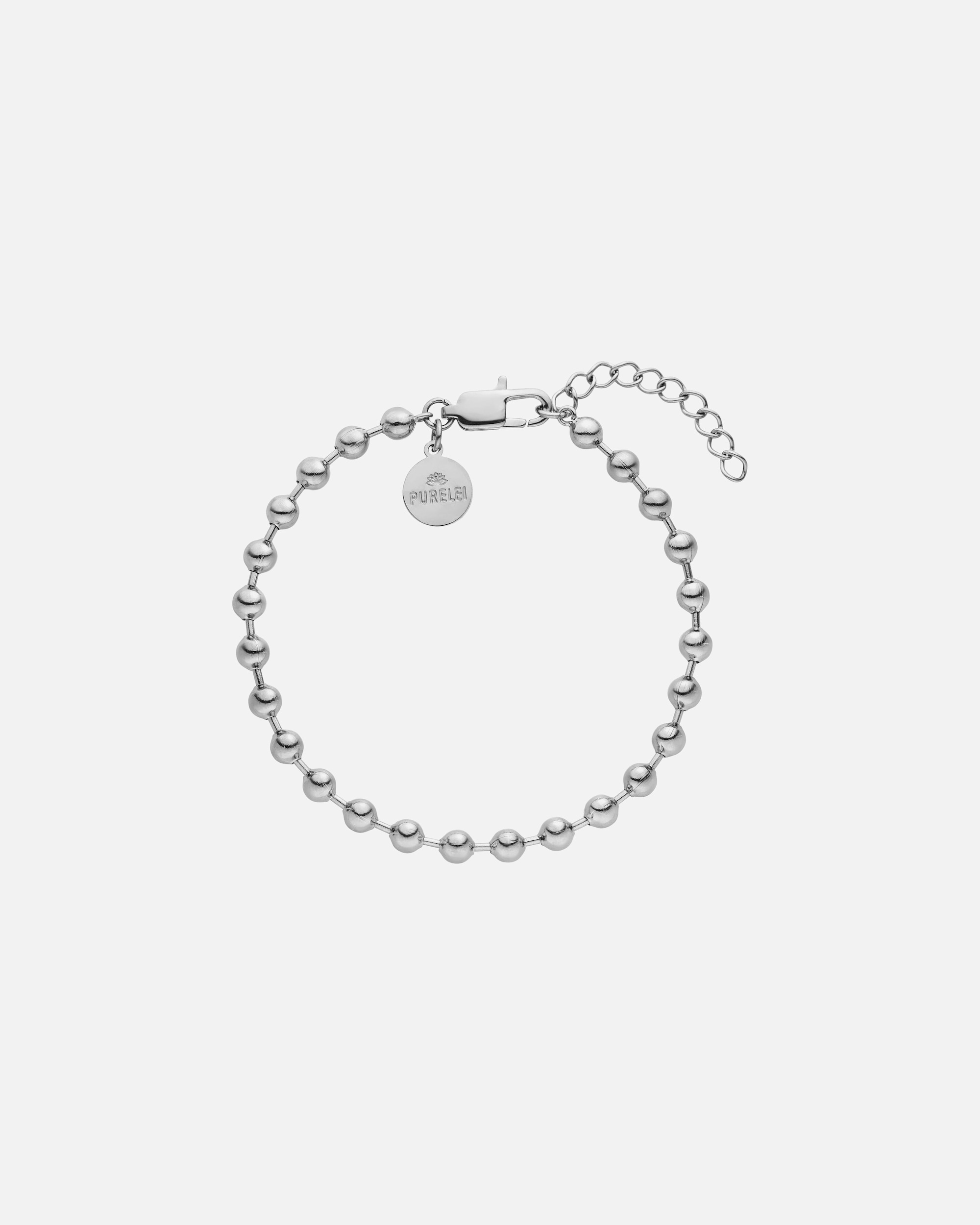 Bracelet for FemmePureleiBubble Bracelet 100% acier inoxydableArgent