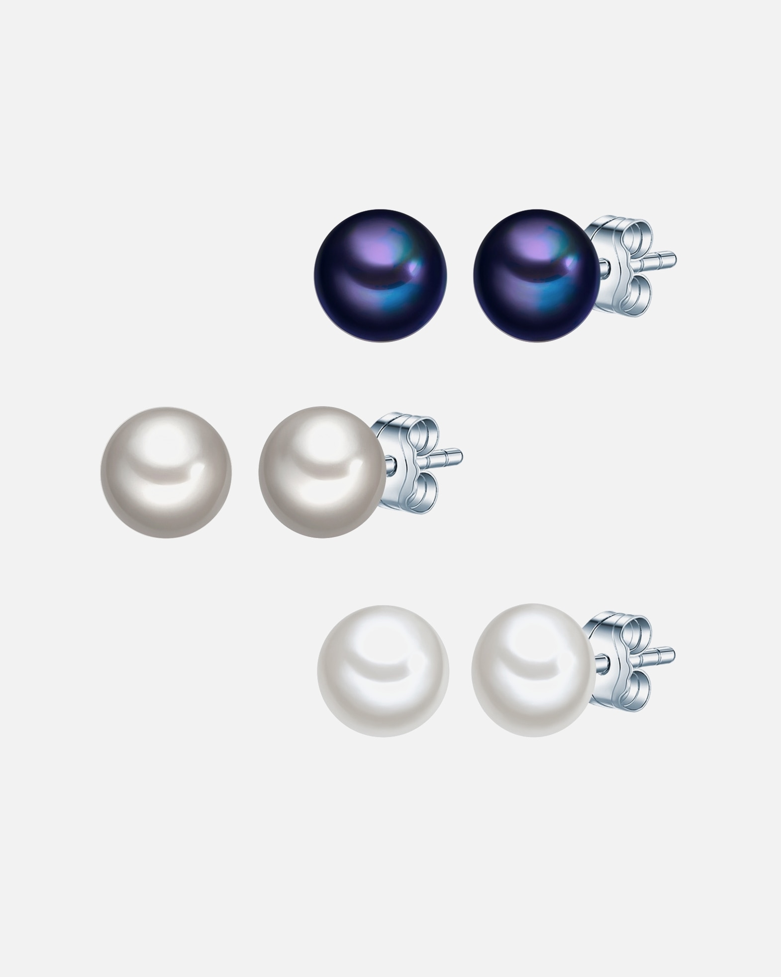 Boucle d'oreilles for FemmeValero PearlsPuce d'oreille en perle Perle de culture d'eau douce Perle de culture d'eau douce en Multicolore6,0 mm