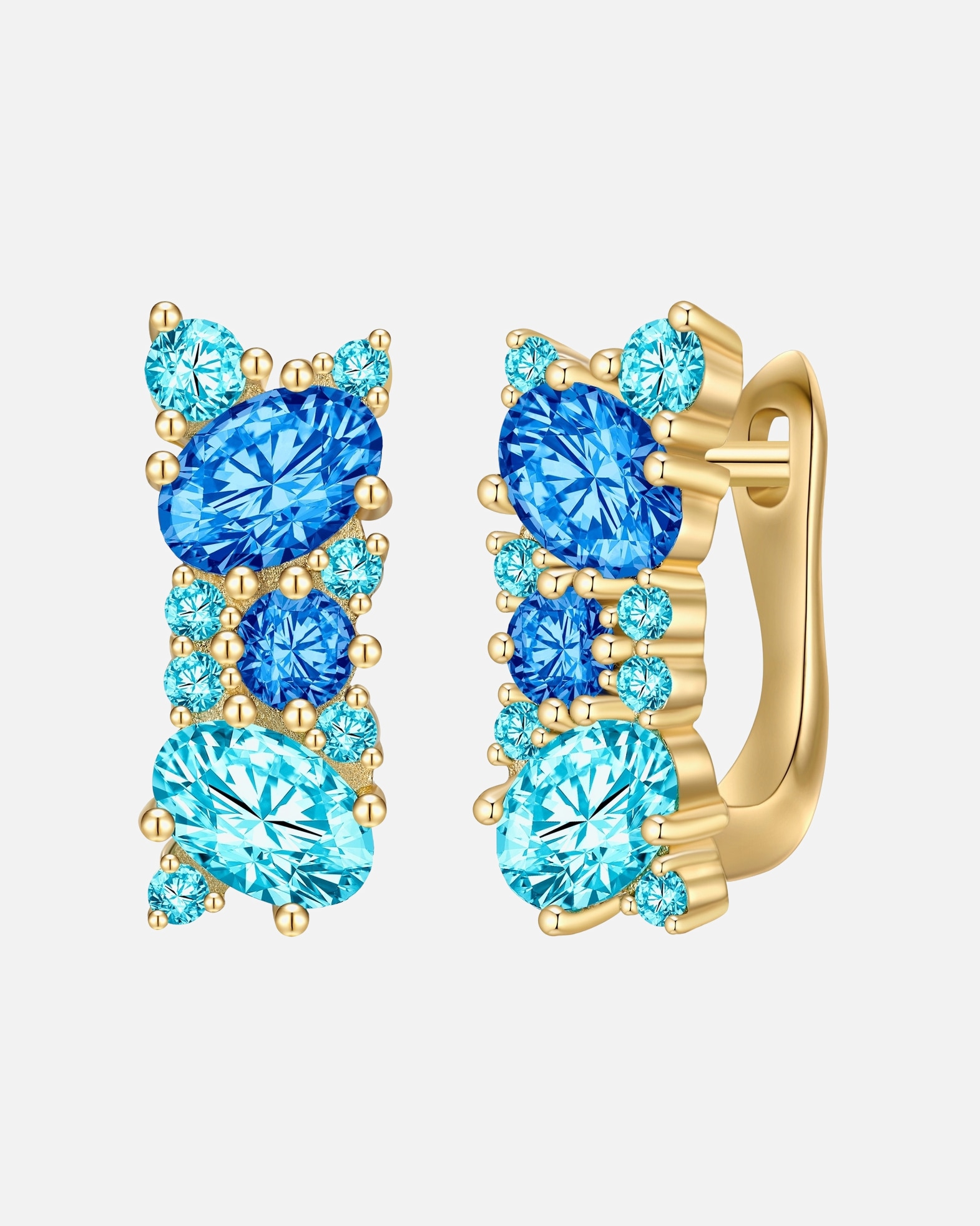 Créoles for FemmeRafaela DonataBoucles d´oreilles en Argent sterling en Or jaune14,8 mm