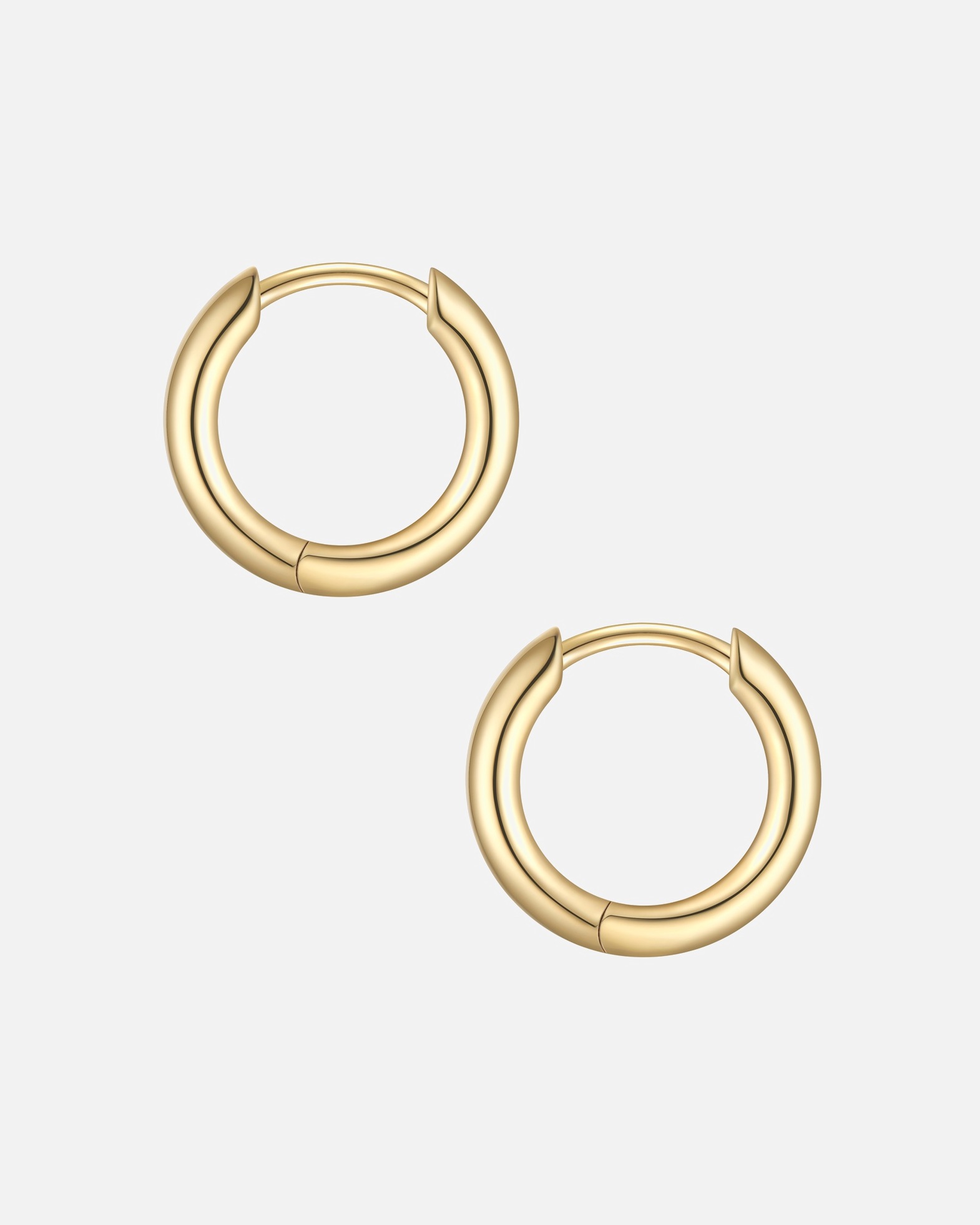 Créoles for FemmeGlanzstücke MünchenCréoles en argent sterling en or jaune14,8 mm