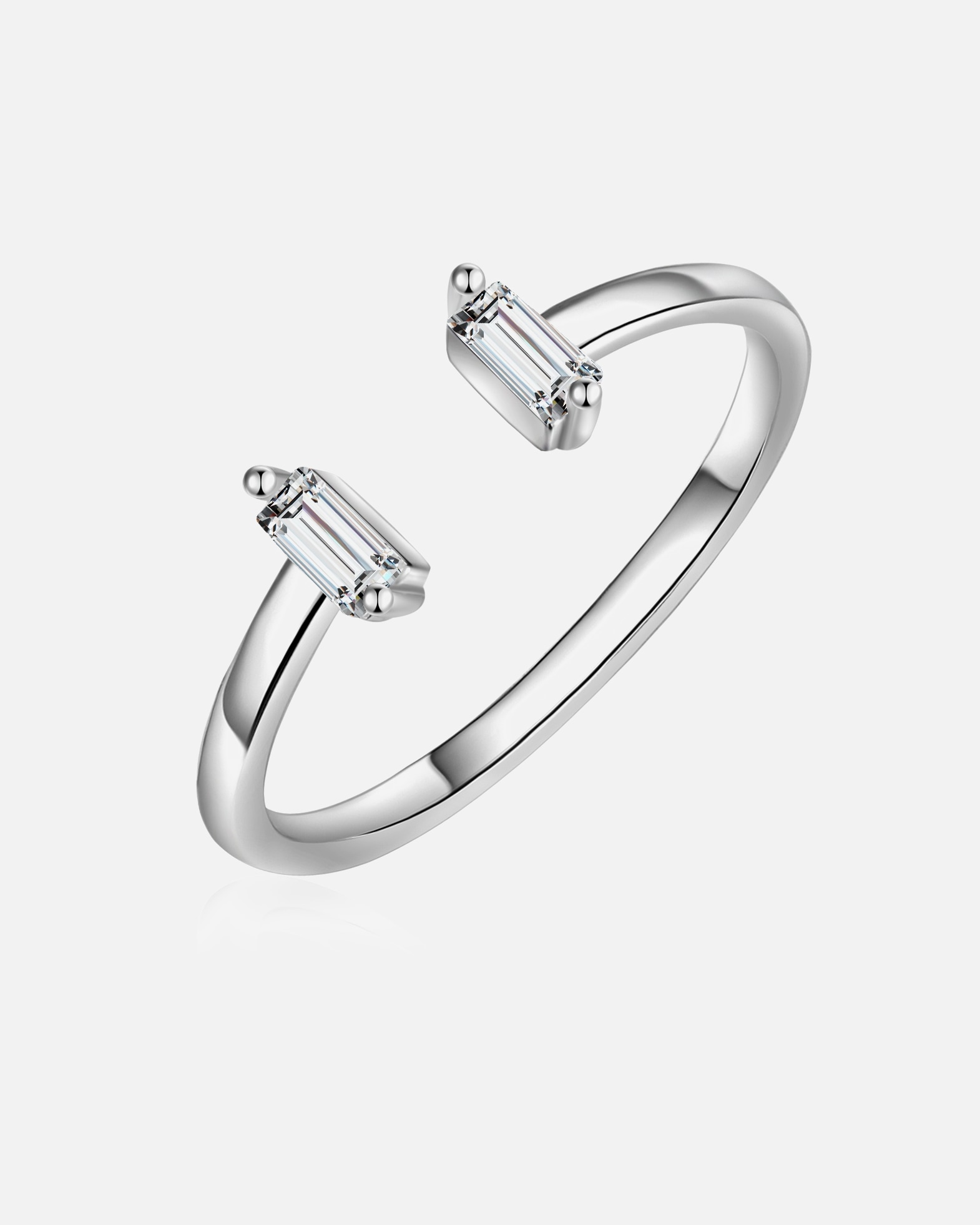 Bague for FemmeGlanzstücke MünchenBague en argent Argent sterling Oxyde de zirconium (CZ) en Argent50