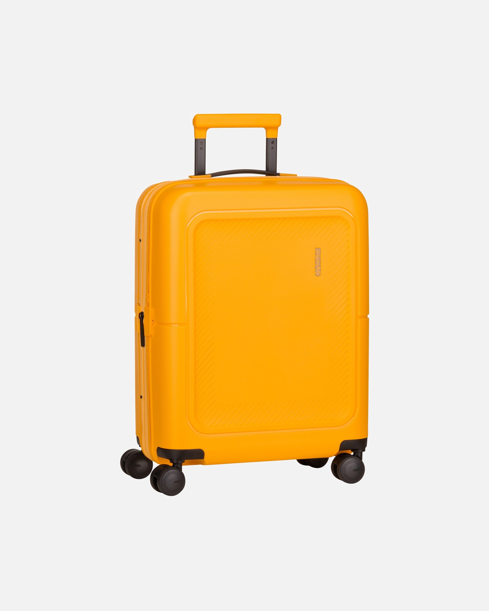 Valise trolley for UnisexeAmerican TouristerDashpop 4 roulettes Trolley de cabine 55 cm avec soufflet d'extensiongolden yellow