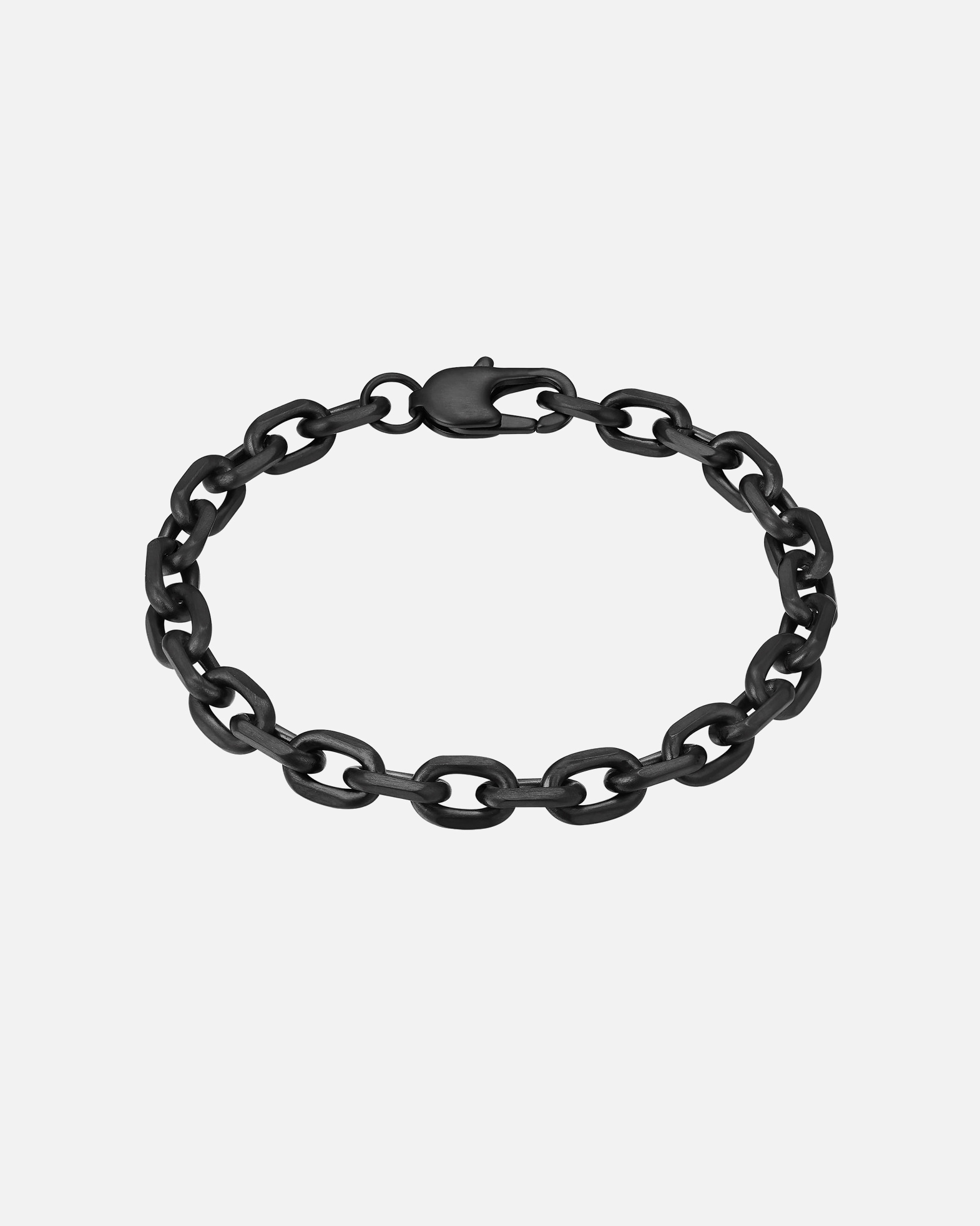 Bracelet for HommeBracelet en Acier inoxydable en Noir19 cm