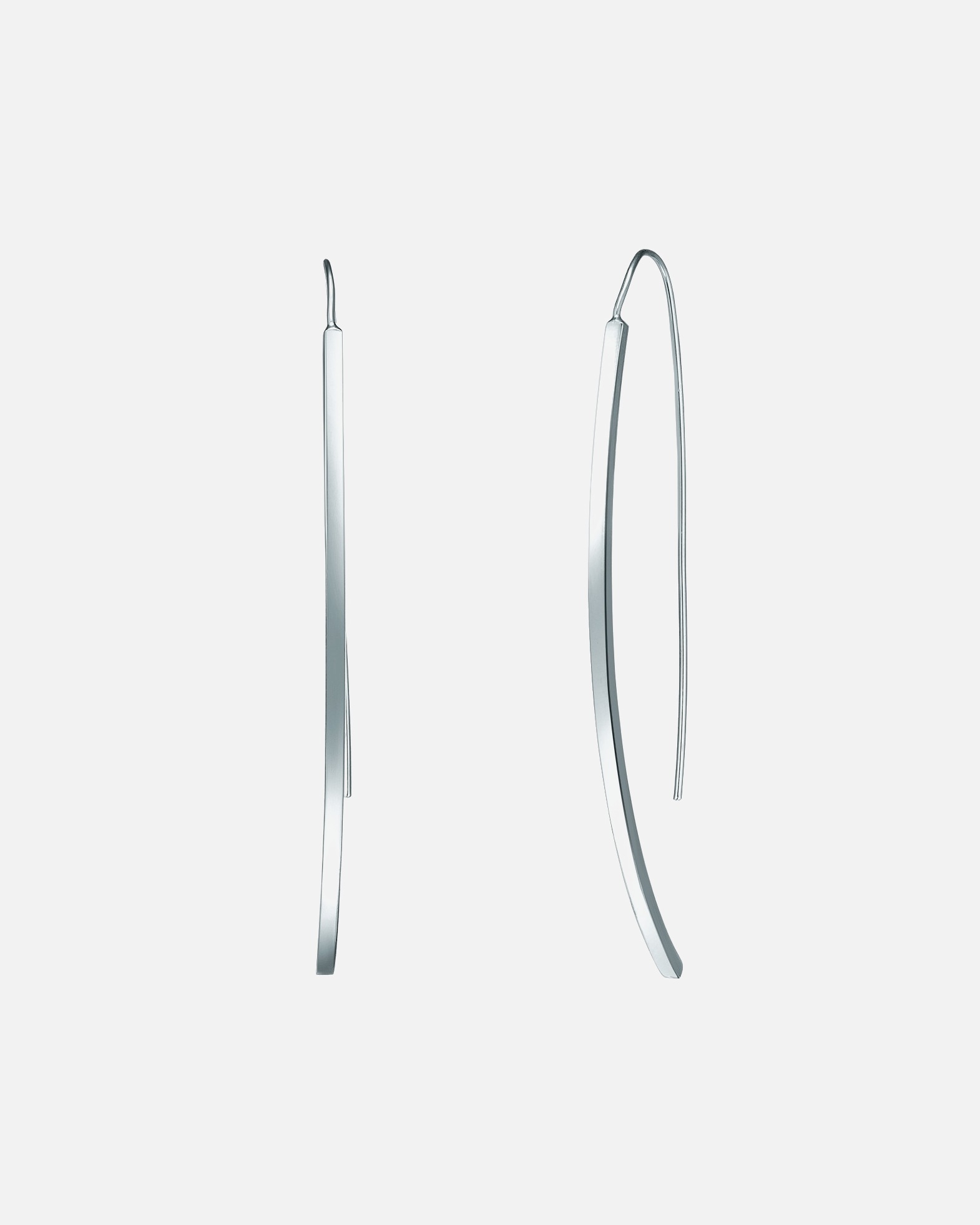 Boucle d'oreilles for FemmeBoucles d'oreille tendance Métal en Argent57,8 mm