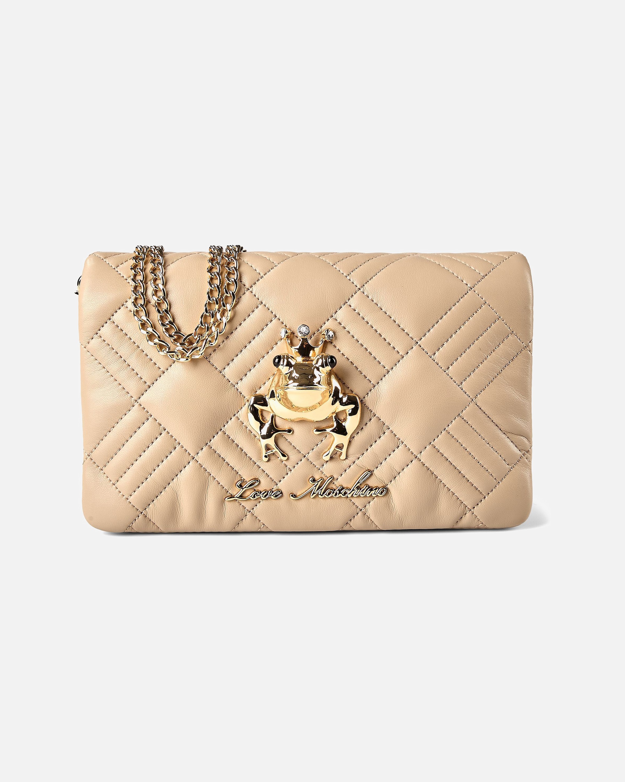 Tasche für Weiblich Love Moschino Smart Daily Bag Umhängetasche taupe