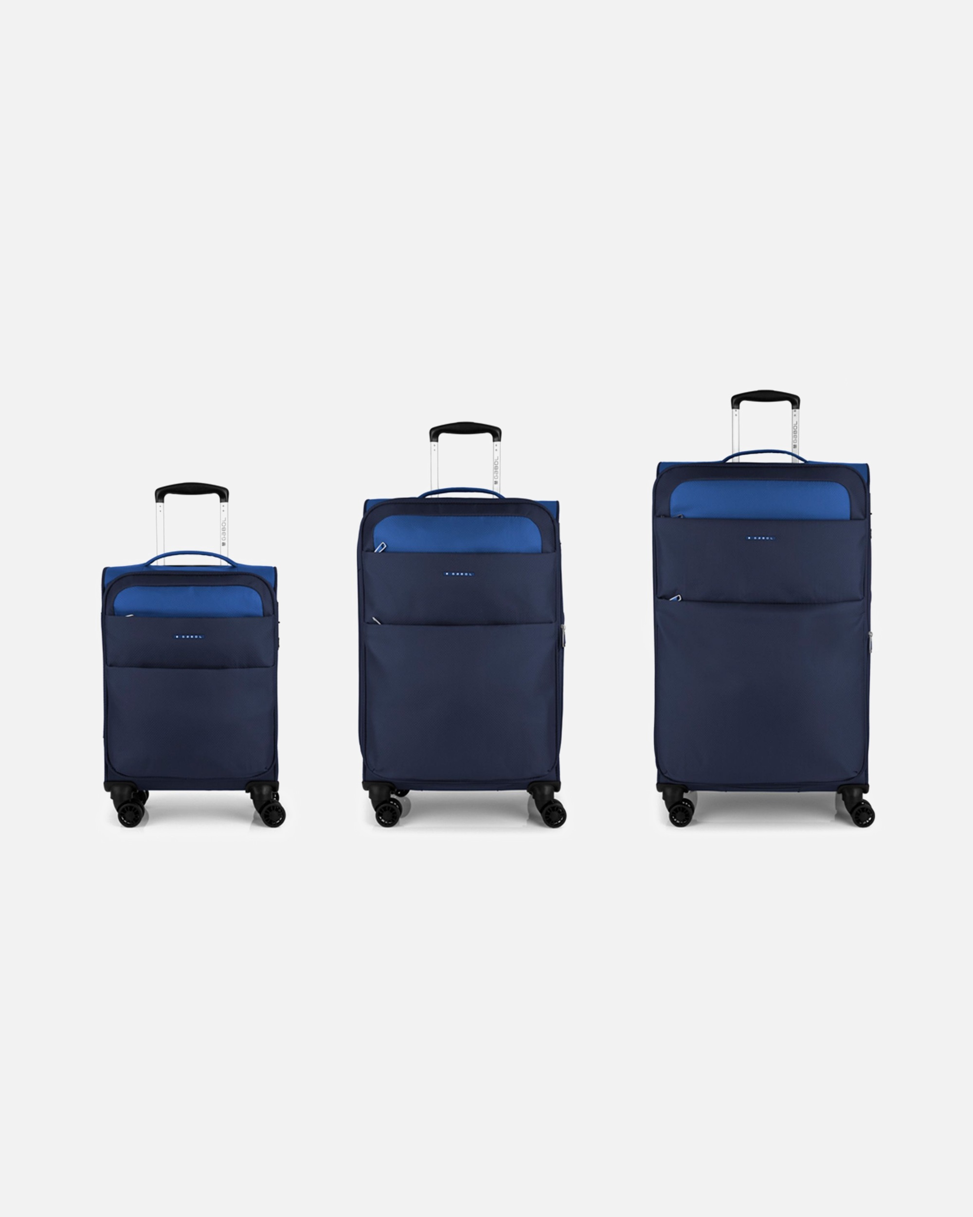 Valise for HommeGabolCloud 4 roulettes Set de valises 3 pièces avec soufflet d'extensionazul