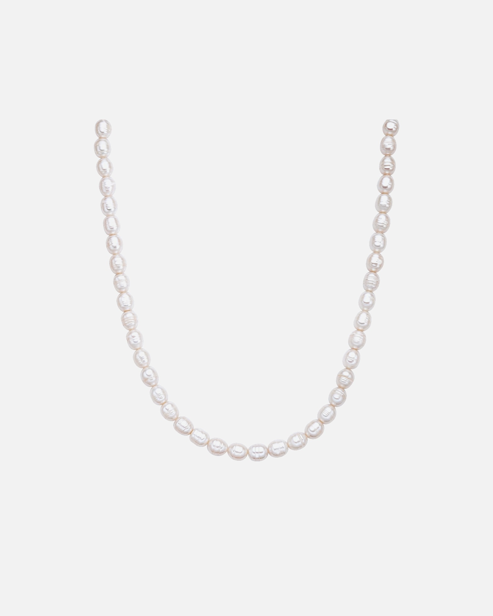 Collier for FemmeCollier de perles Perle de culture d'eau douce Perle de culture d'eau douce en Blanc40,0 cm Basiskette + 5,0 cm Verlängerung