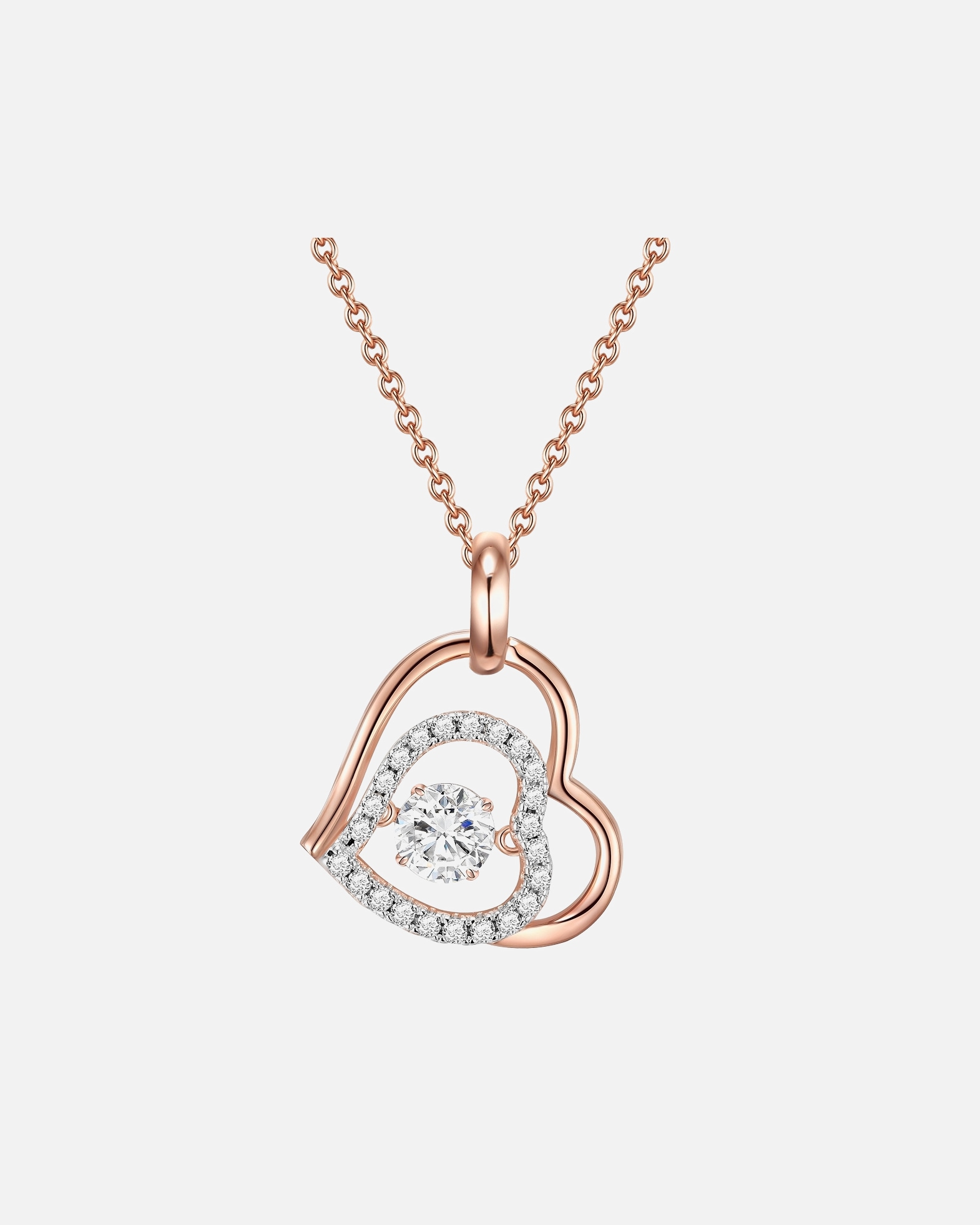 Collier for FemmeRafaela DonataCollier en argent Argent sterling Oxyde de zirconium (CZ) en Or rose42,0 cm Basiskette + 7,0 cm Verlängerung