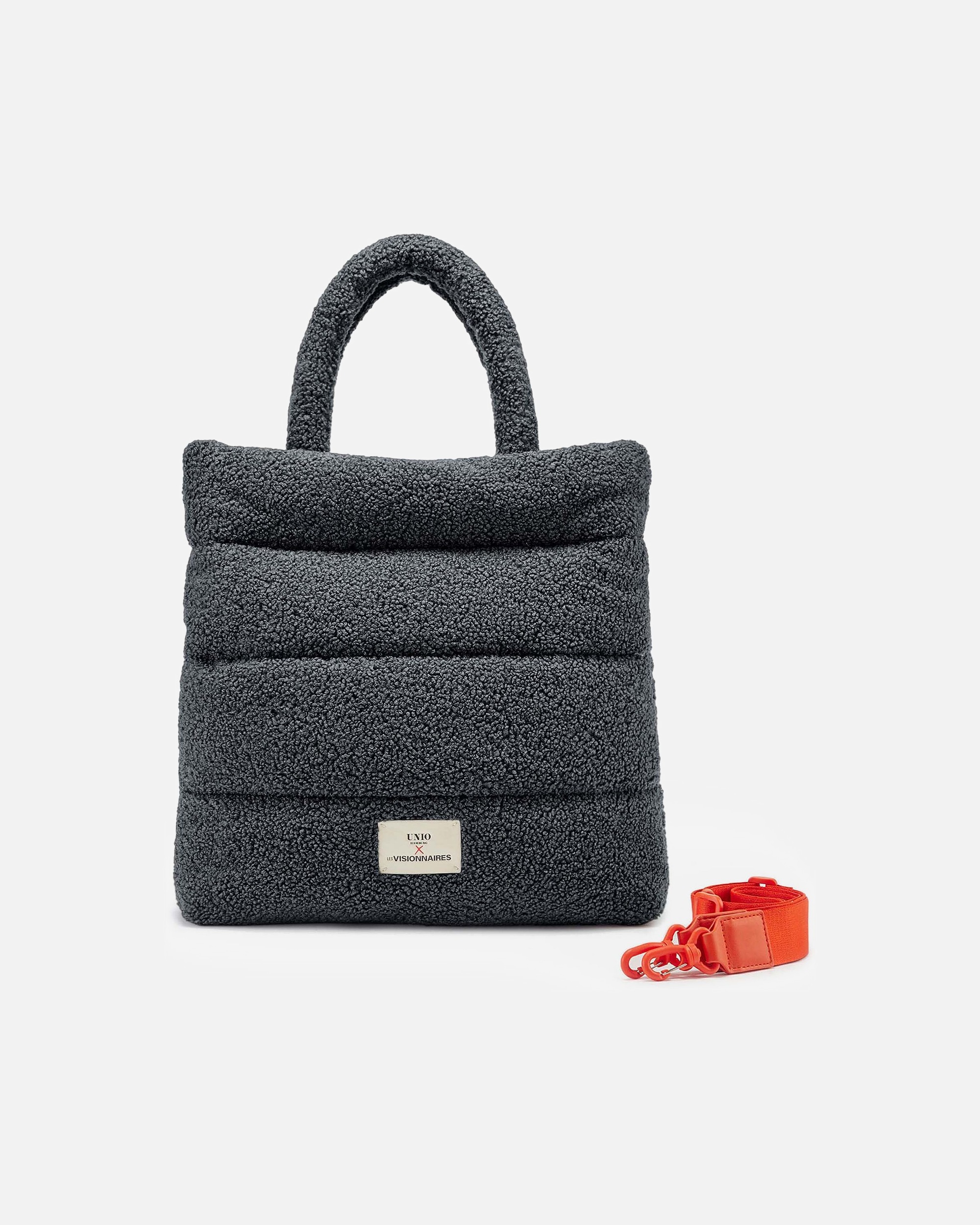 Tasche für Weiblich LES VISIONNAIRES Default Brand Line Unio Shopper Henkeltasche anthrazith