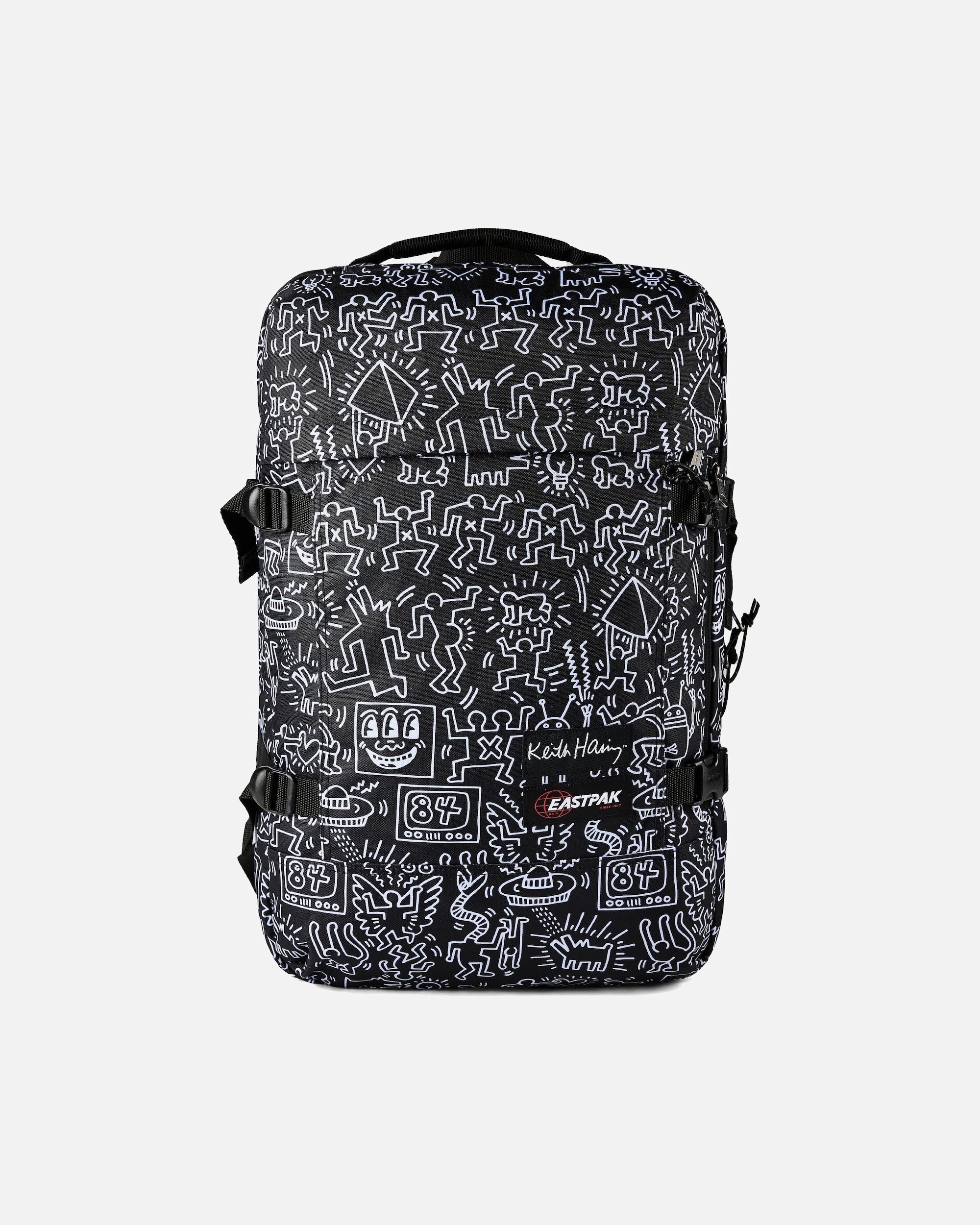Tasche für Männlich Eastpak Travelpack Weekender Reisetasche 33 cm keith haring black