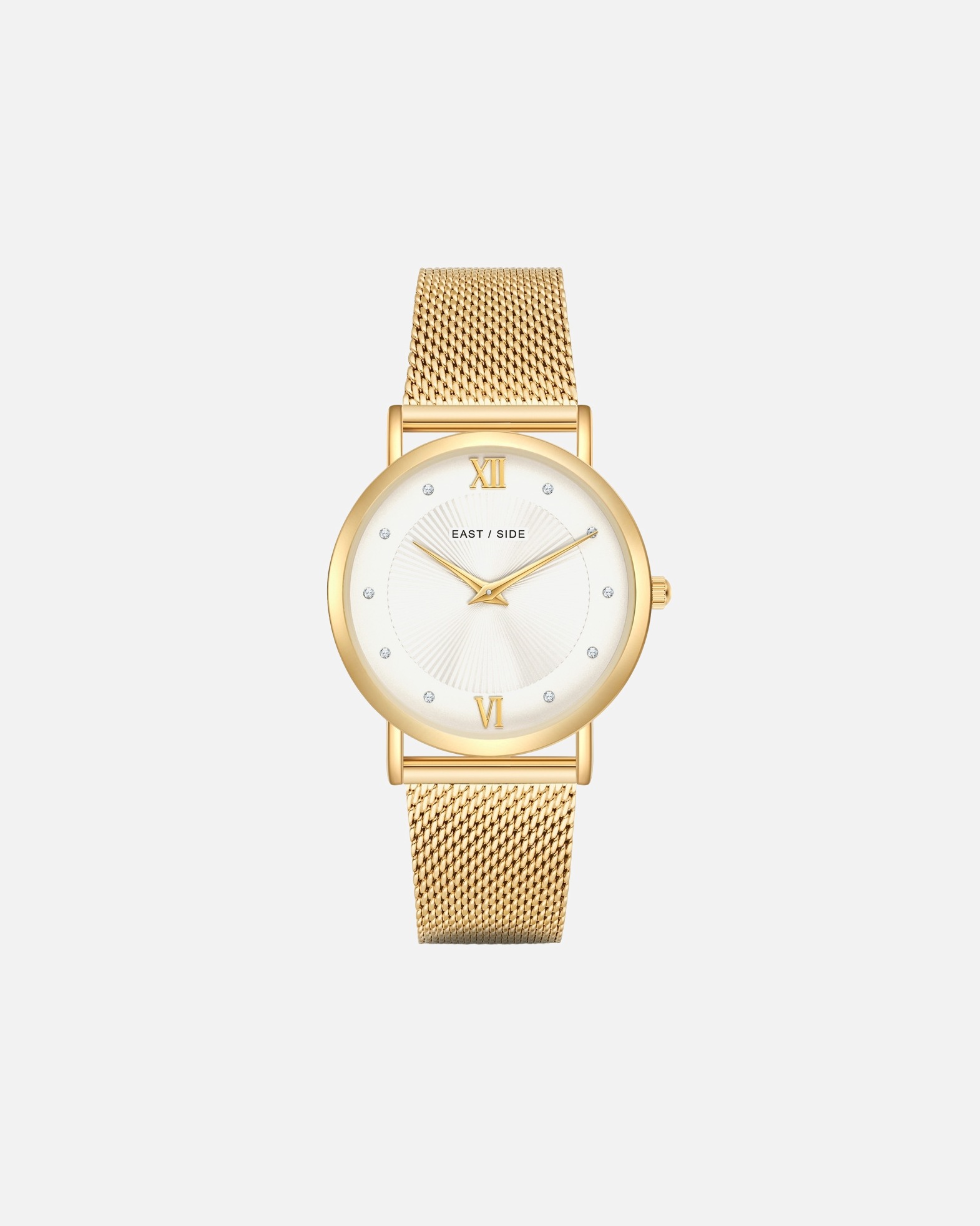Uhr für Weiblich EASTSIDE Uhr aus Edelstahl in Gelbgold 33,0 mm