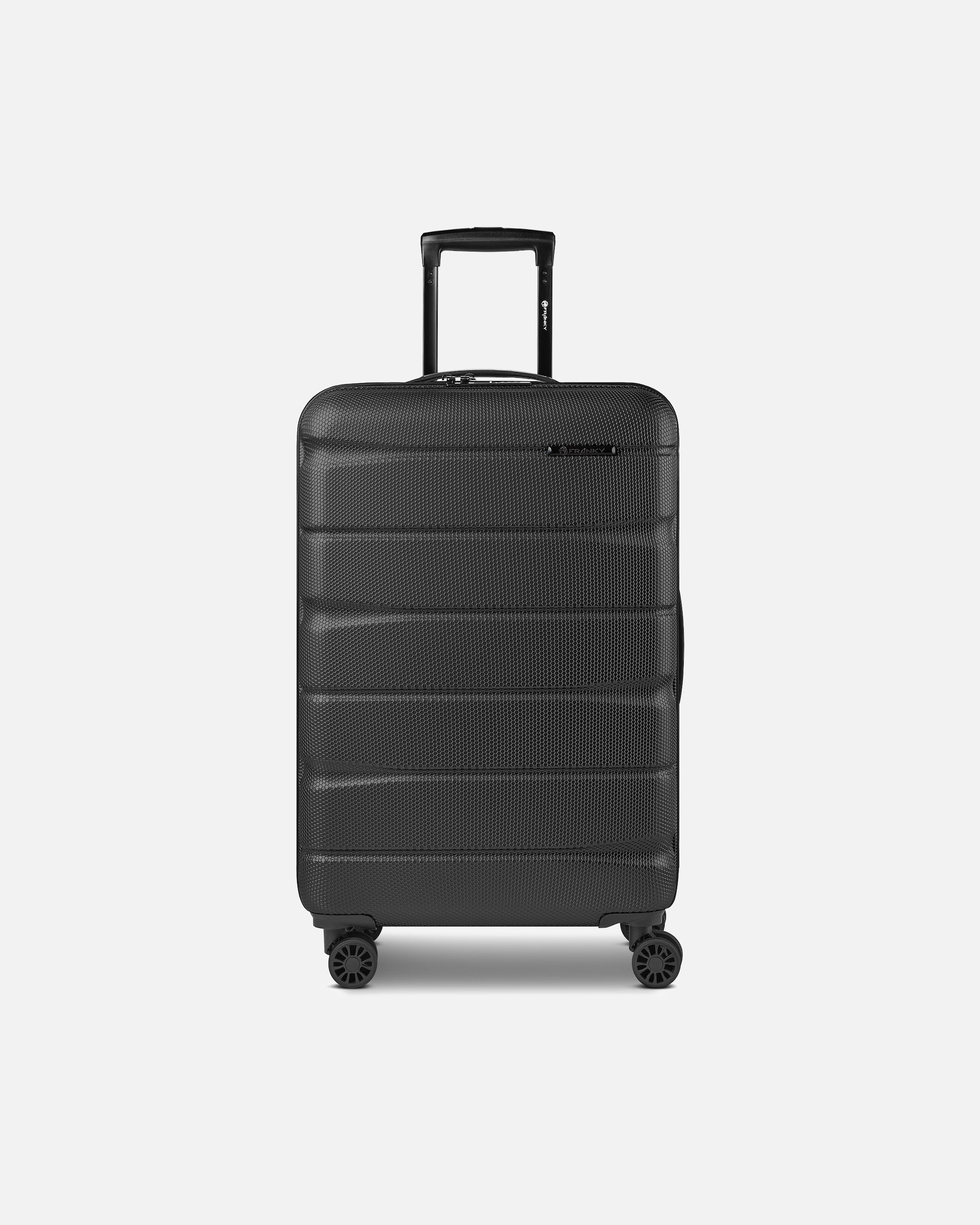 Valise for HommeFrankyMunich 4.0 4 roues Valise cabine M 66 cm avec soufflet d'extensionblack dull