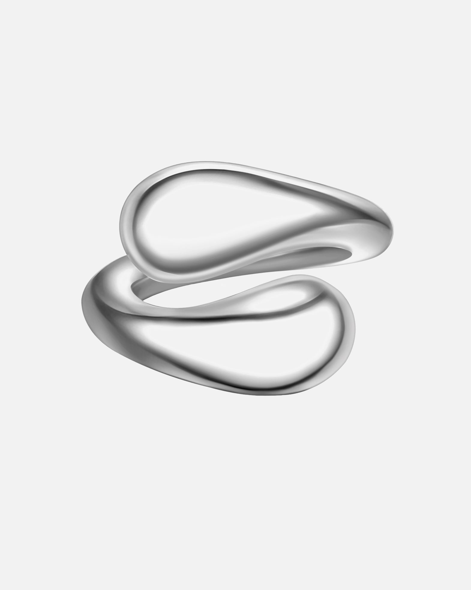 Ring für Weiblich Yokoamii Ring aus Metall-Legierung in silber 60