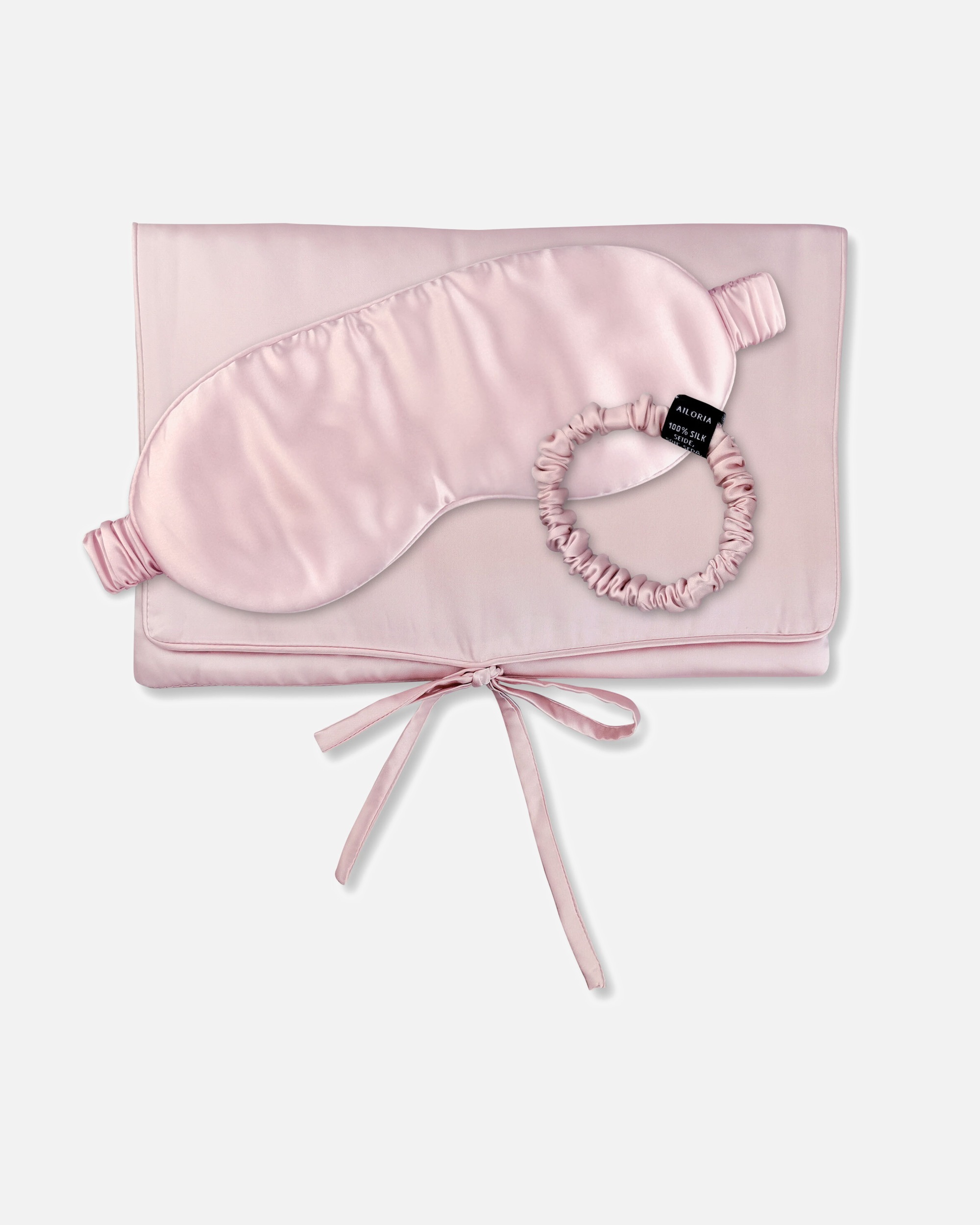 Serre-tête for FemmeAiloriaTRAVEL SET BEAUTY S Pochette, masque de nuit et chouchou S en soierose