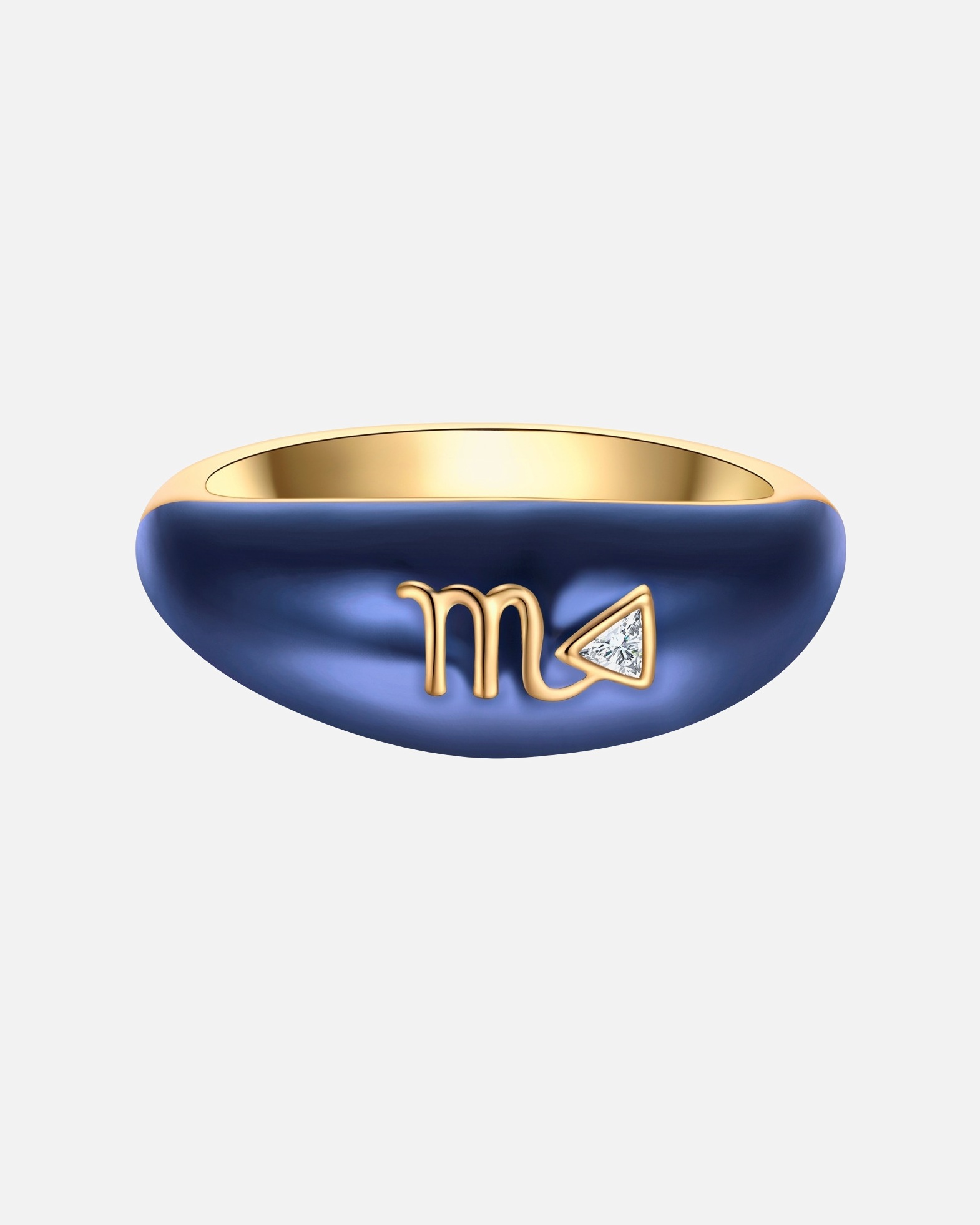 Bague for FemmeGlanzstücke MünchenBague Zodiaque Scorpion en Argent sterling en Or jaune48