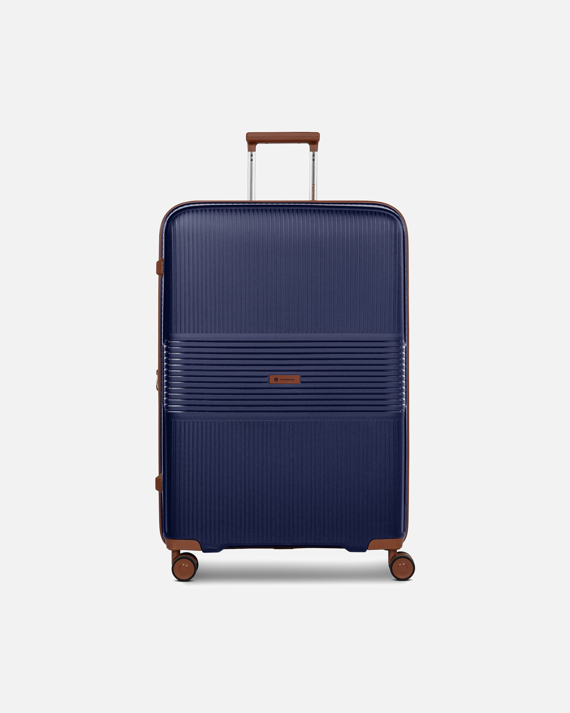 Koffer für Männlich Farmhood Eco Edition 02 4 Rollen Trolley 76 cm mit Dehnfalte navy