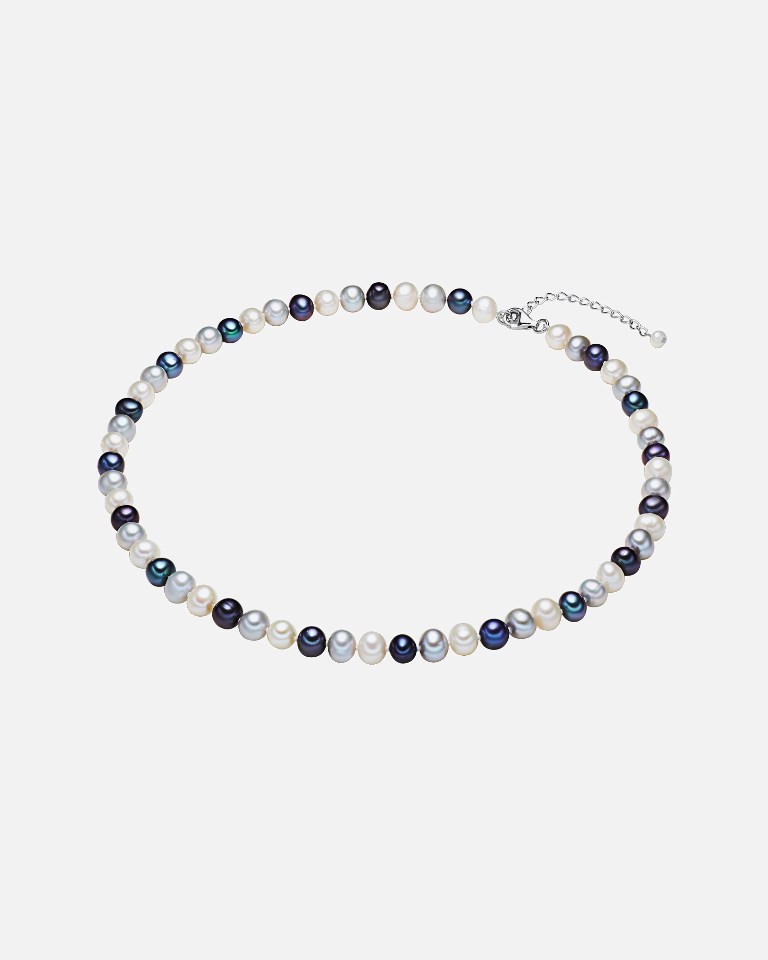 Collier for FemmeValero PearlsChaîne Argent sterling Perle de culture d'eau douce en Argent40 cm + 5 cm