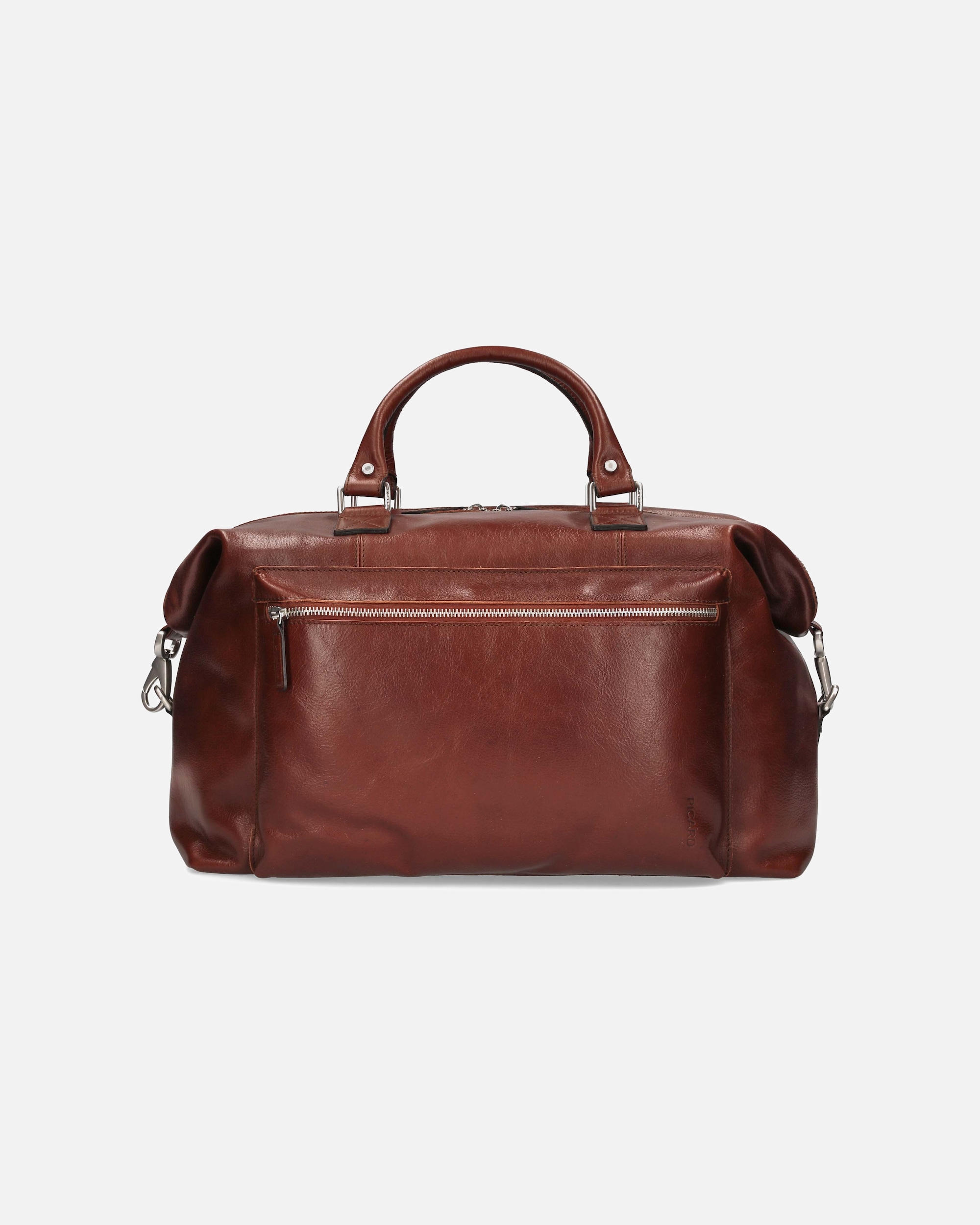 Tasche für Männlich Buddy Weekender Reisetasche Leder 45 cm cognac
