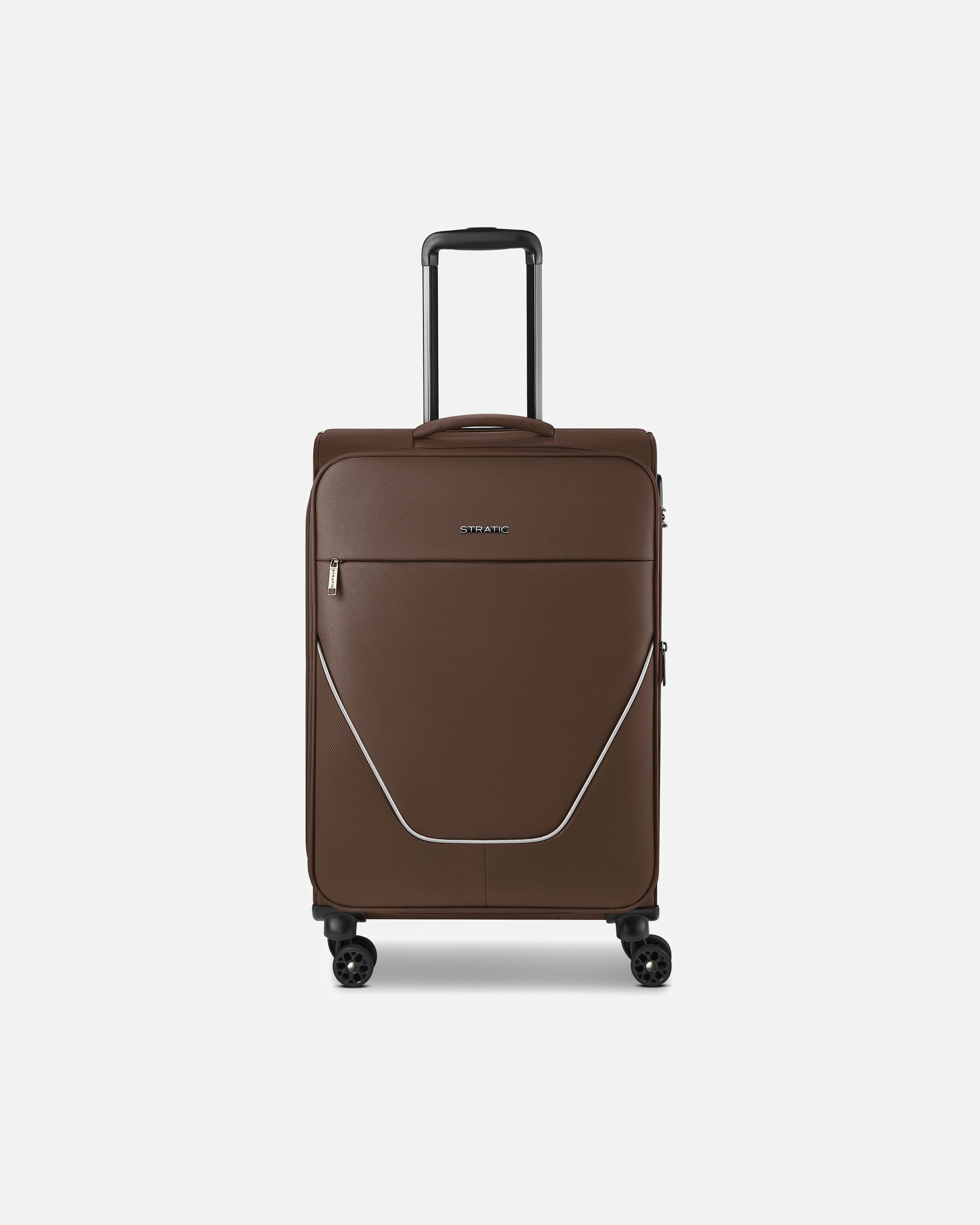 Valise for HommeStratictaska 4 roues Valise cabine M 65 cm avec soufflet d'extensioncoffee