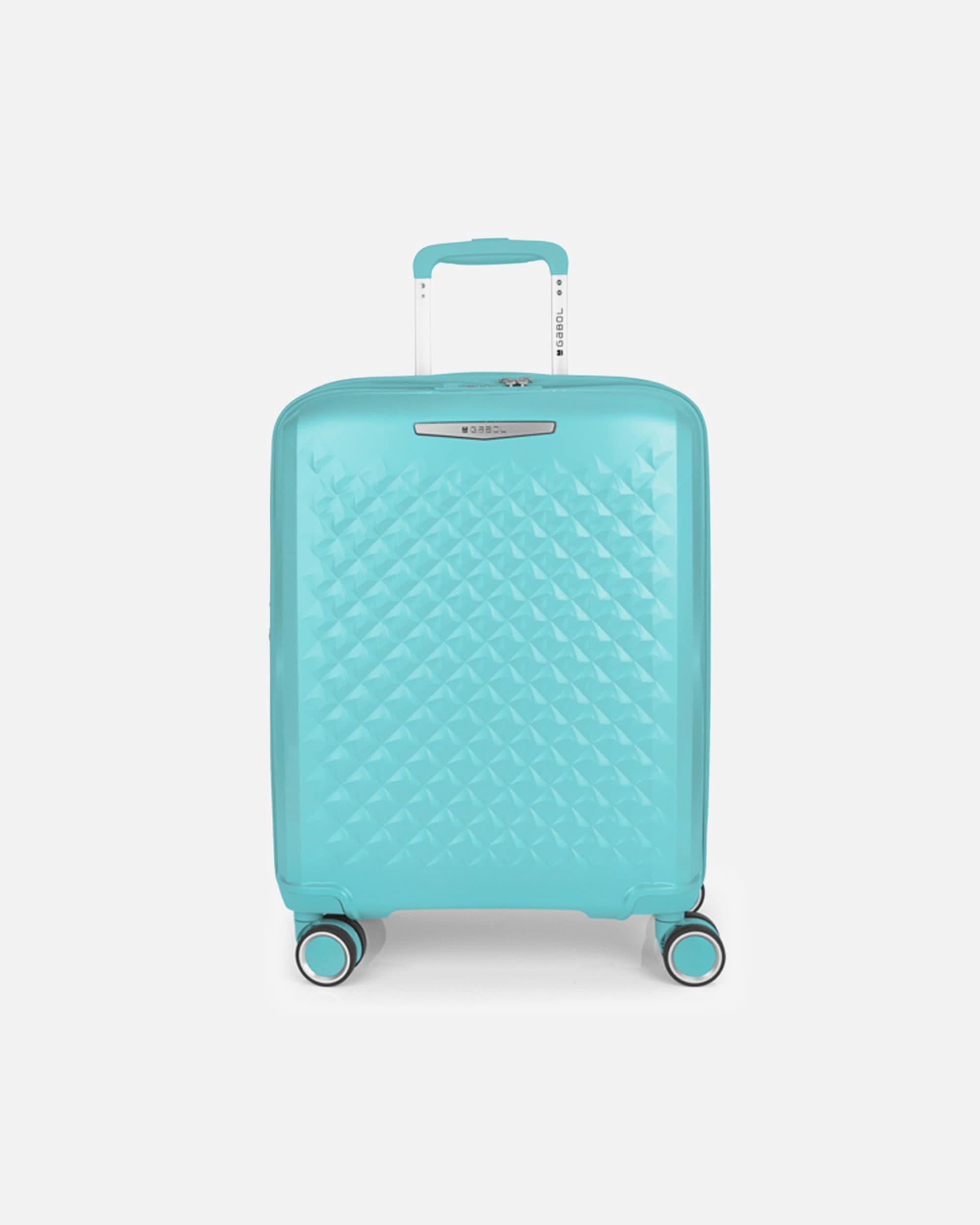 Valise for HommeGabolQueens 4 roulettes Trolley de cabine S 54 cm avec soufflet d'extensionverde menta