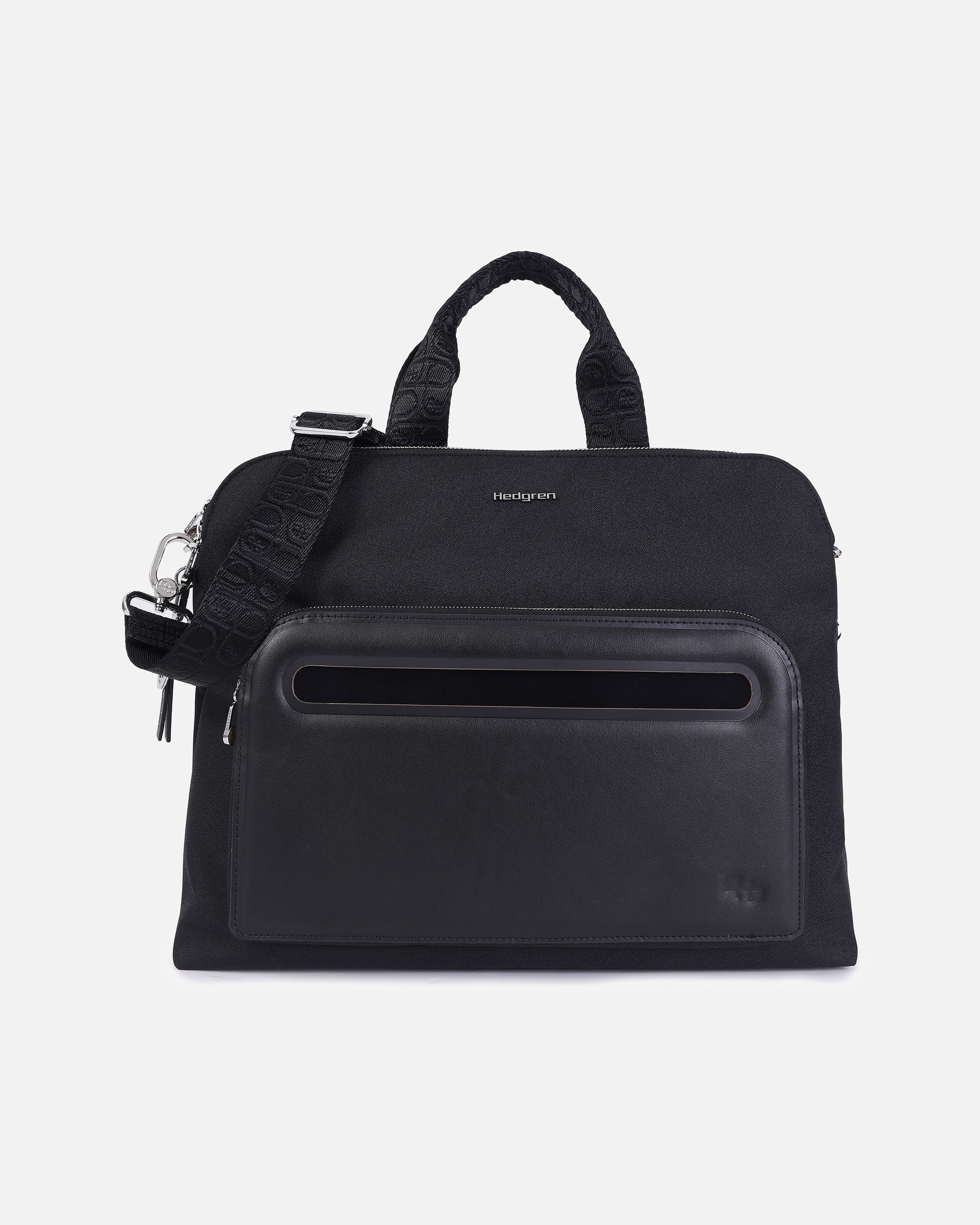 Laptoptasche für Männlich Hedgren Fika Aktentasche RFID 38,5 cm Laptopfach black