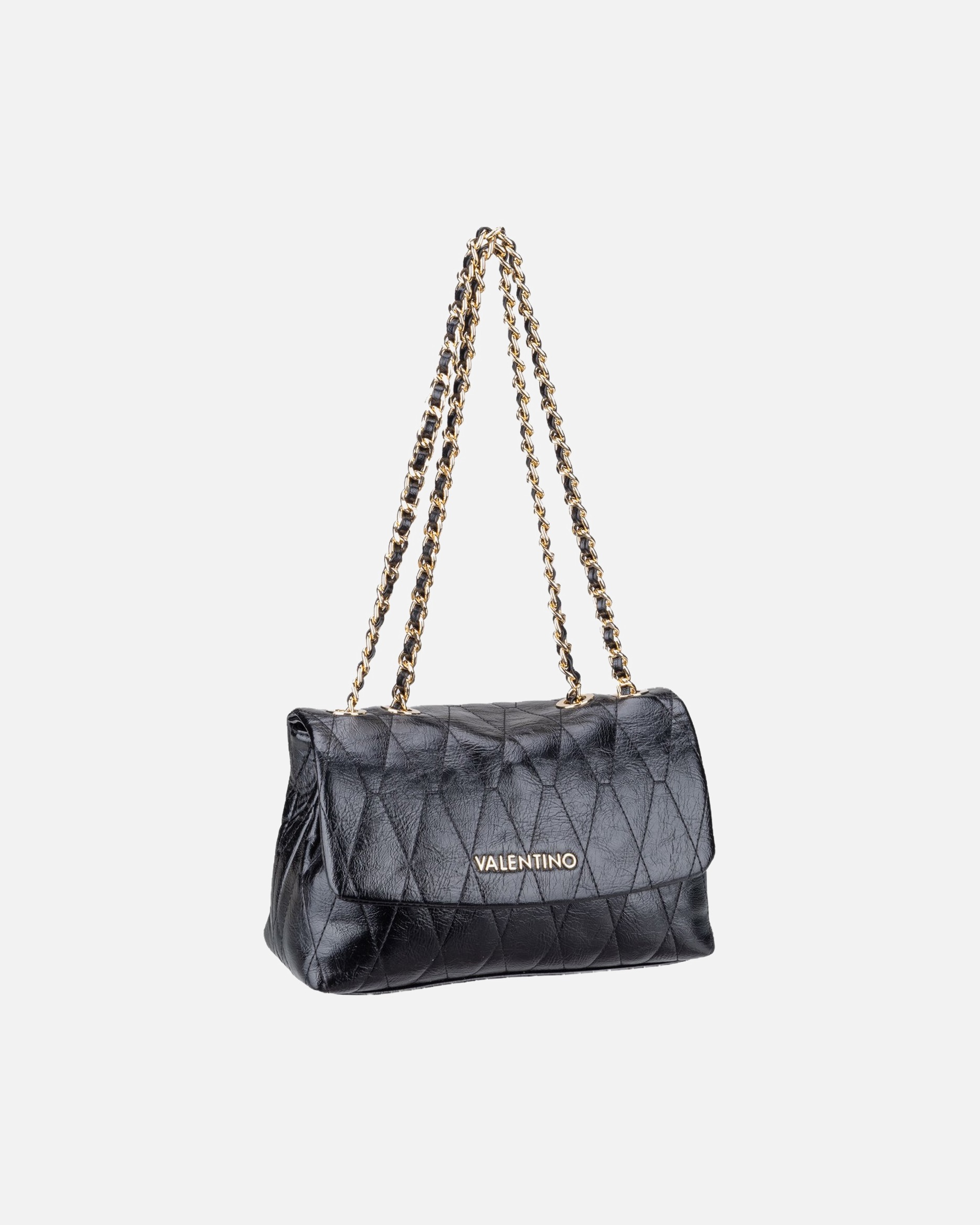 Handtasche für Weiblich Valentino by Mario Valentino Crystelle Schultertasche nero