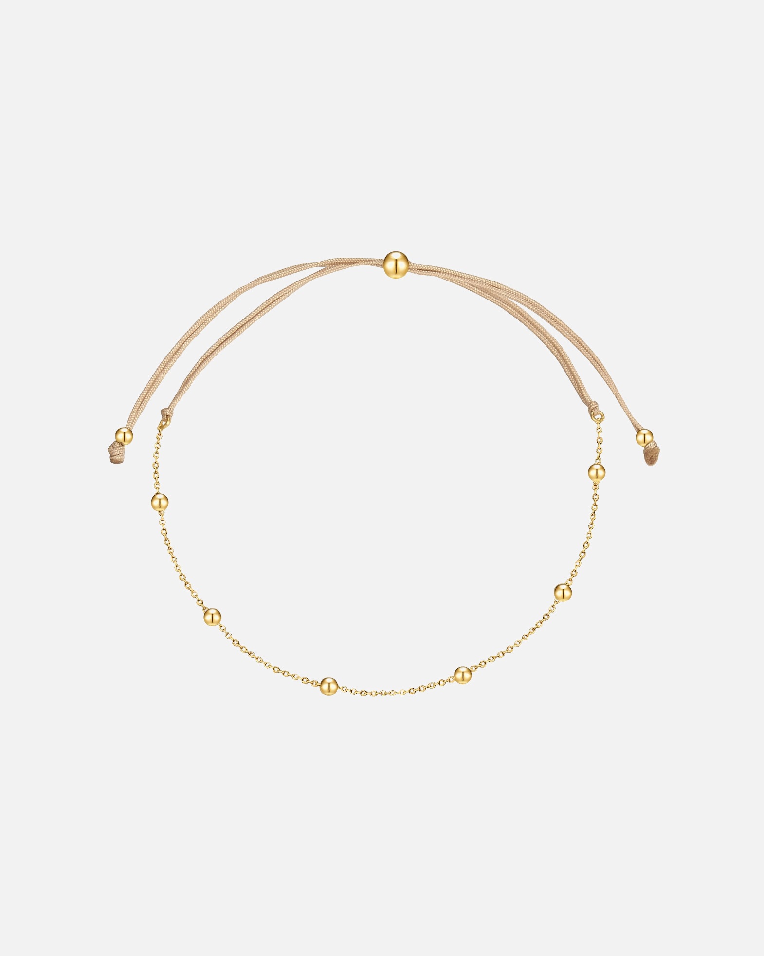 Bracelet for FemmeBracelet en argent Argent sterling en Or jaune15,0 - 22,0 cm, flexibel einstellbar