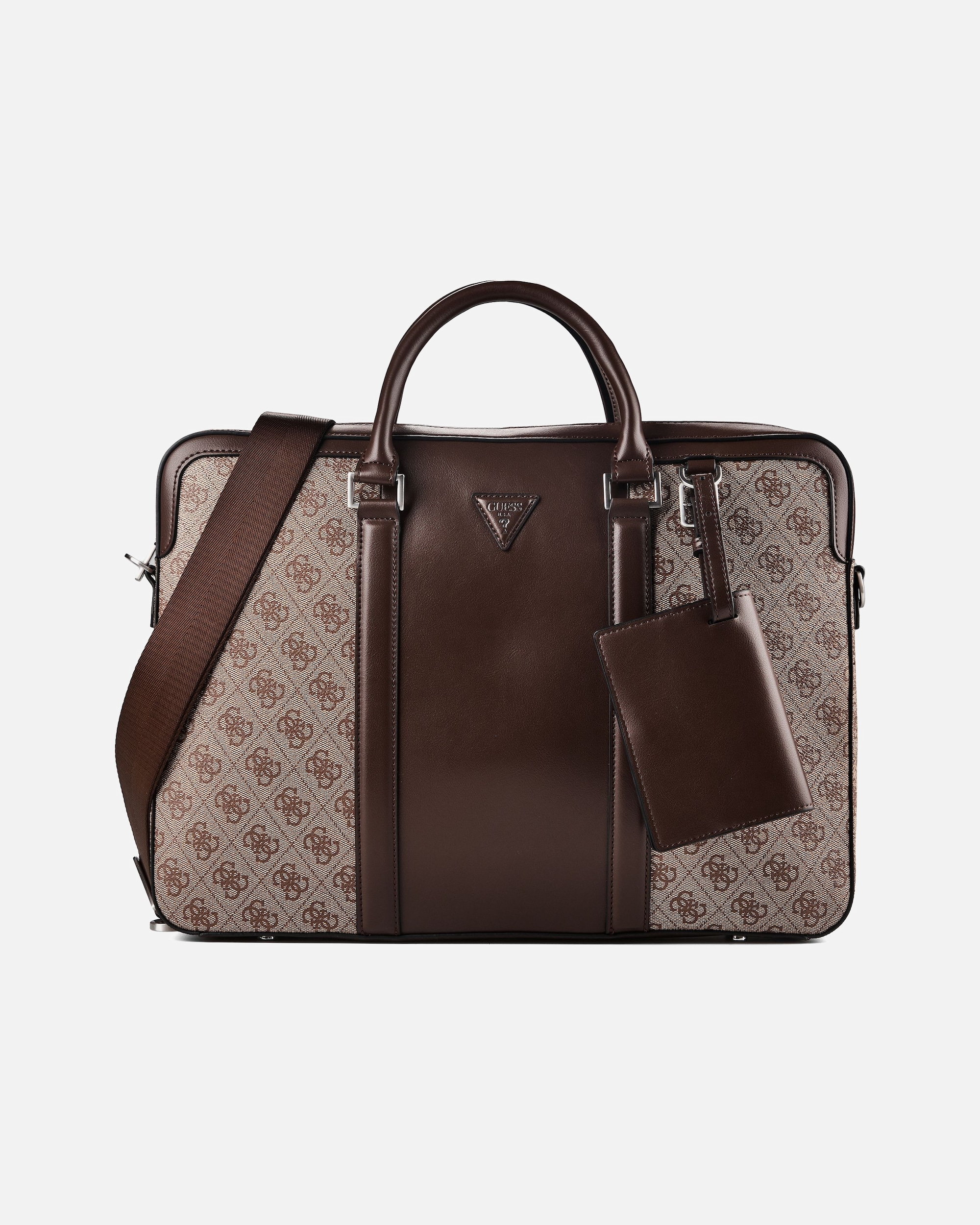 Sac pour ordinateur portable for HommeGUESSMilano Attaché-case 38 cm Compartiment ordinateurbeige-cognac