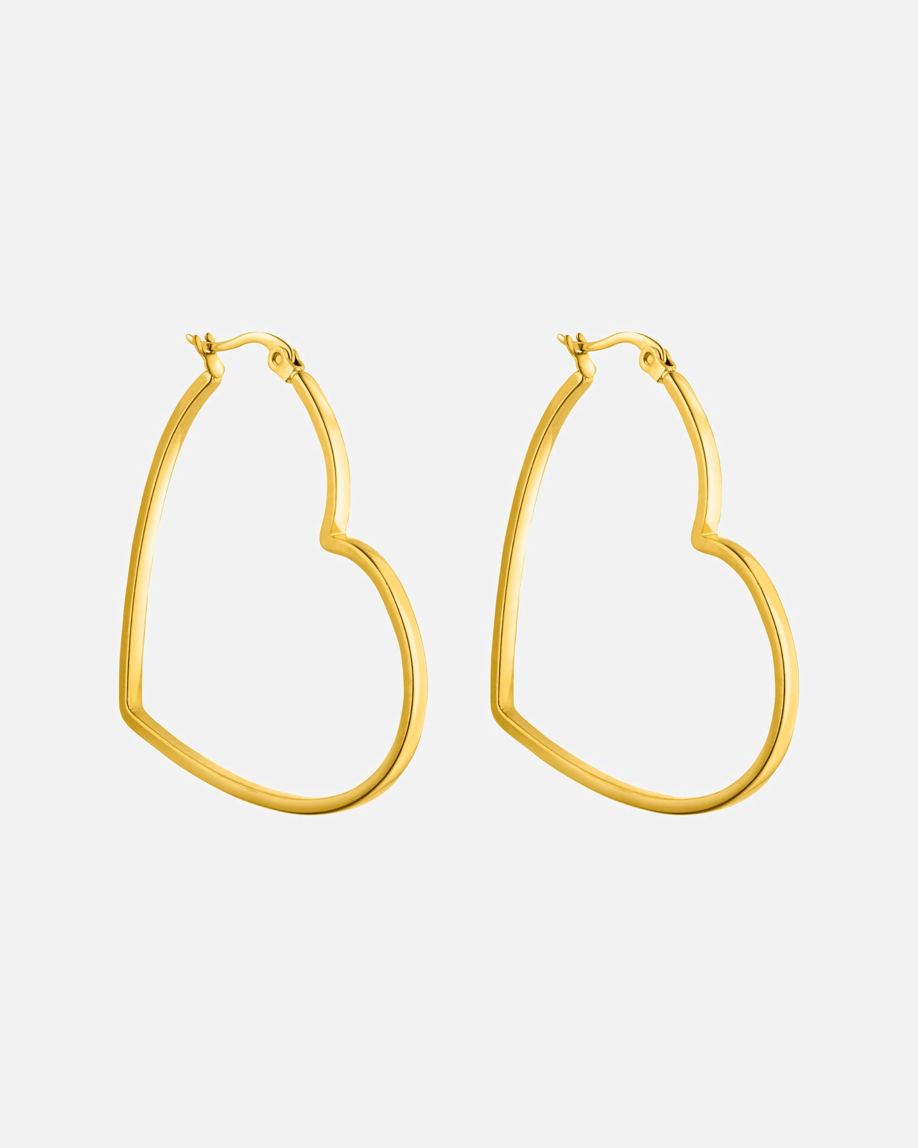 Ohrringe für Weiblich Purelei Purelei Creolen Big Love Gold