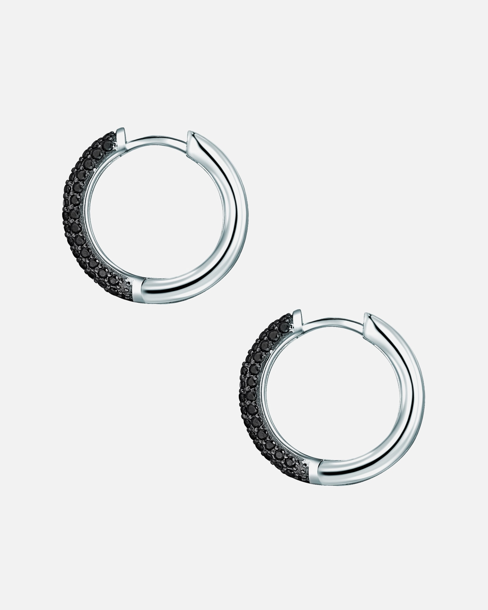 Créoles for FemmeRafaela DonataCréoles en argent Argent sterling Oxyde de zirconium (CZ) en Argent22,3 mm