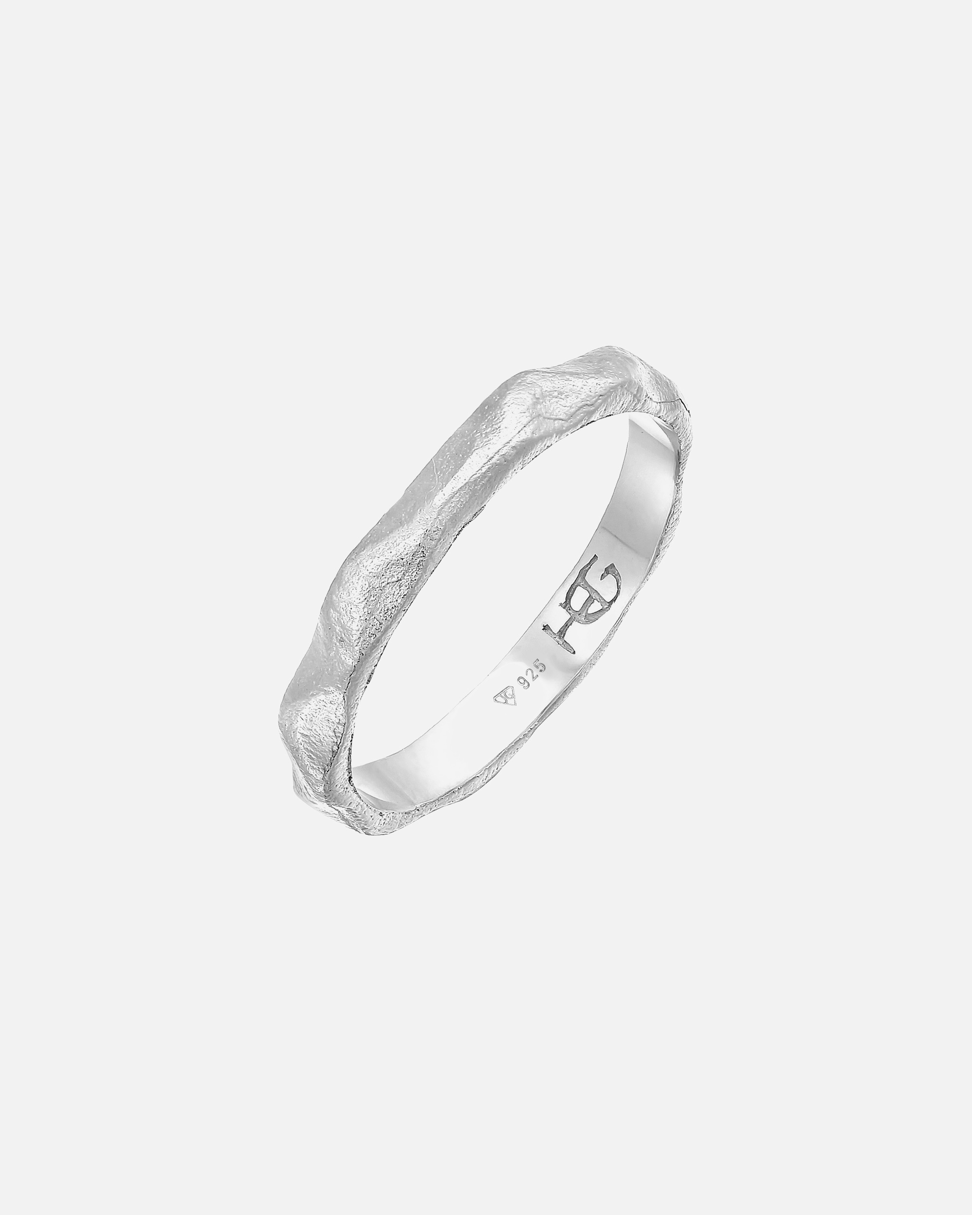 Ring für Männlich Haze & Glory Default Brand Line Basic Bandring - Babylon 925 Silber 62