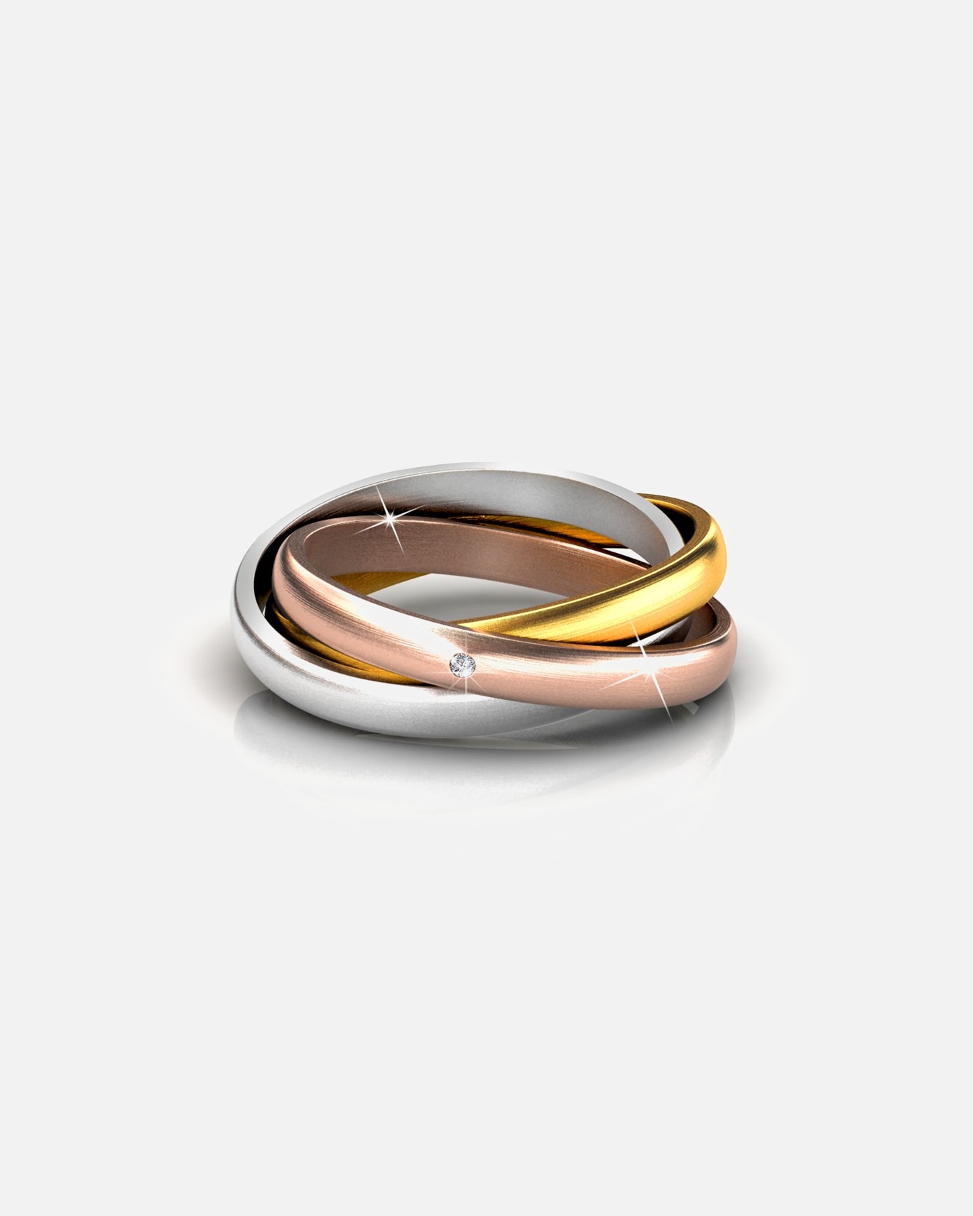 Ring für Weiblich MYC-Paris 3 Reiche Ring Silber - 56