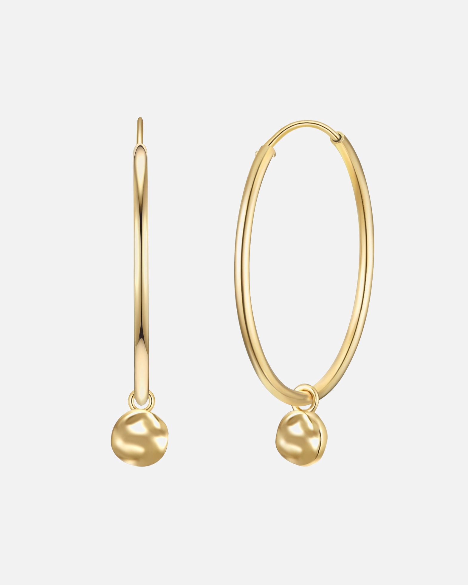 Créoles for FemmeCréoles en argent Cercle Argent sterling en Or jaune8,5 mm