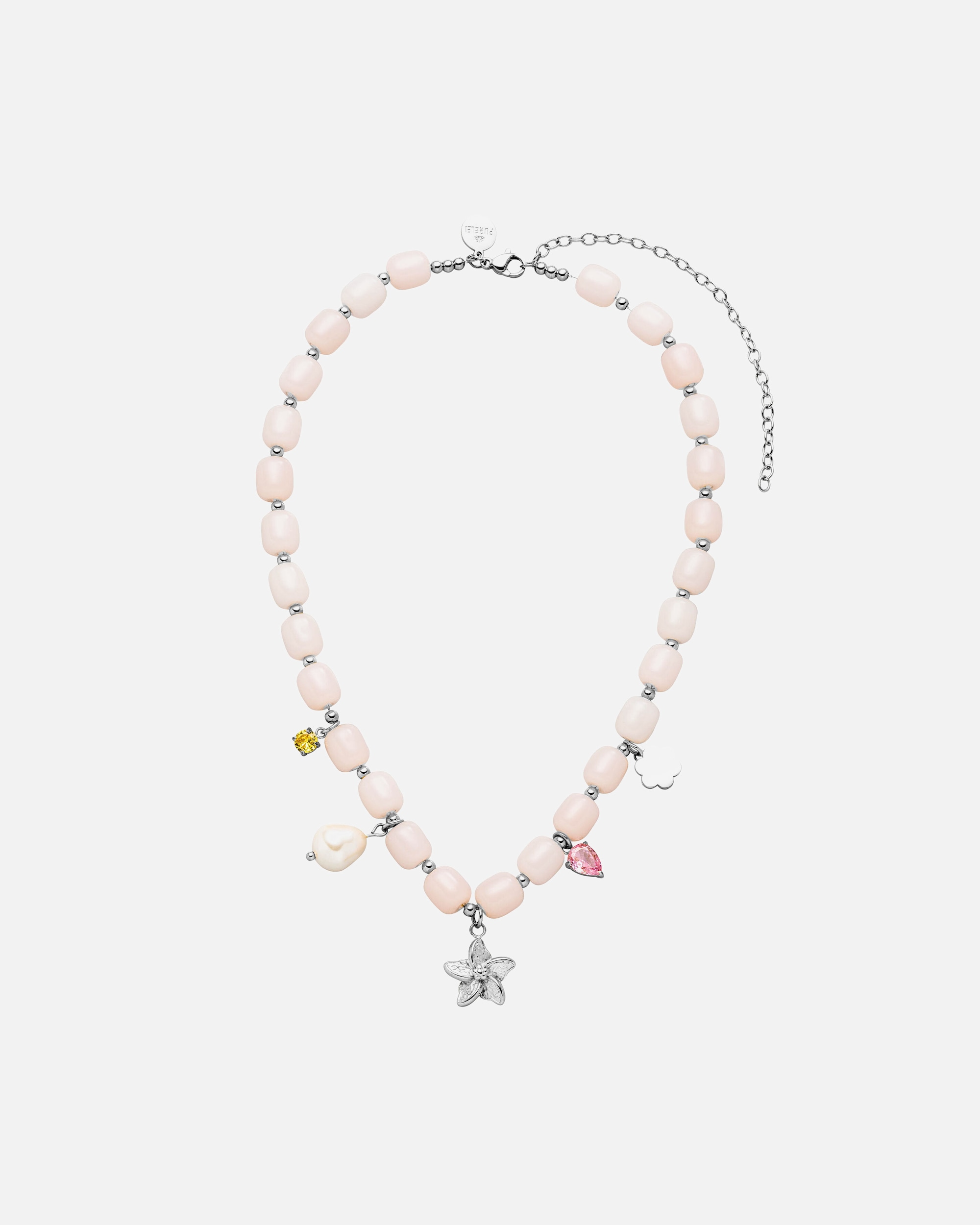 Collier for FemmePureleiSpring Collier 100% acier inoxydableArgent