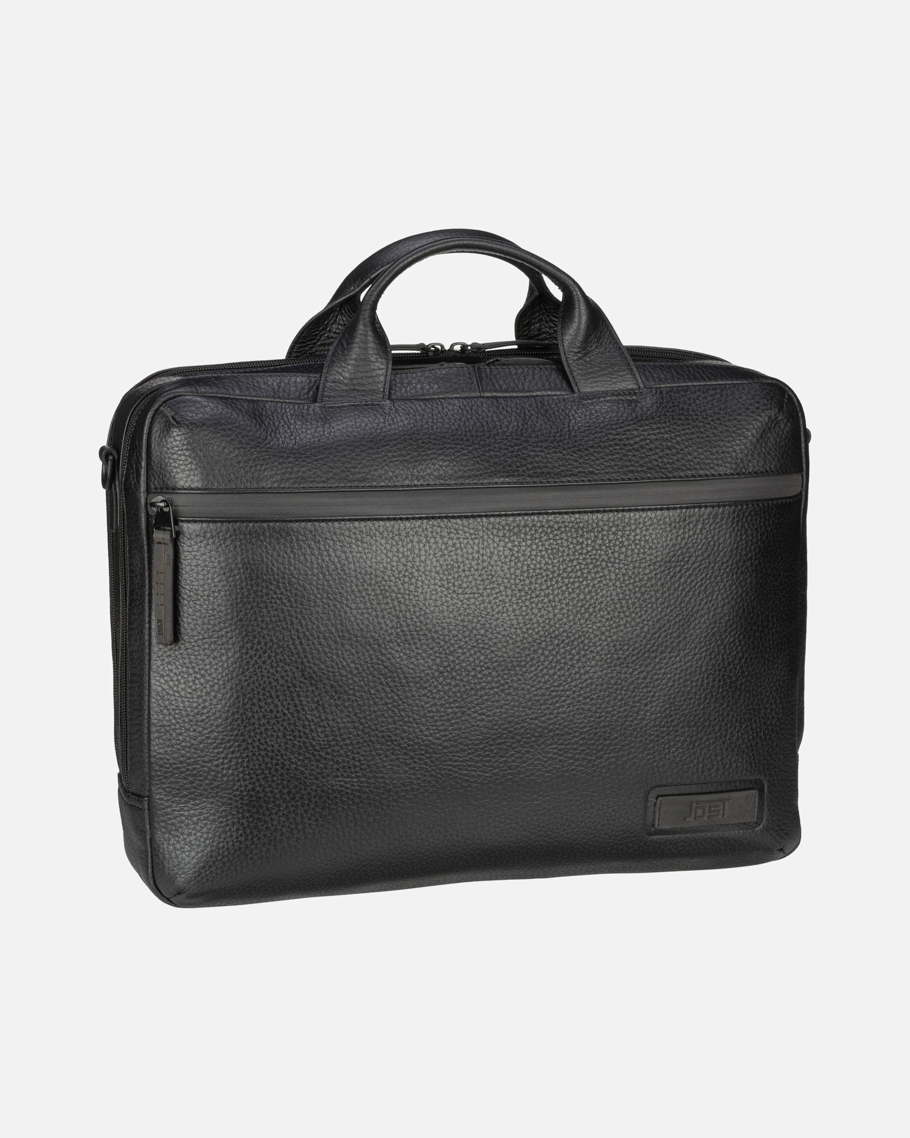 Laptoptasche für Männlich Jost Stockholm Aktentasche 43 cm Laptopfach schwarz