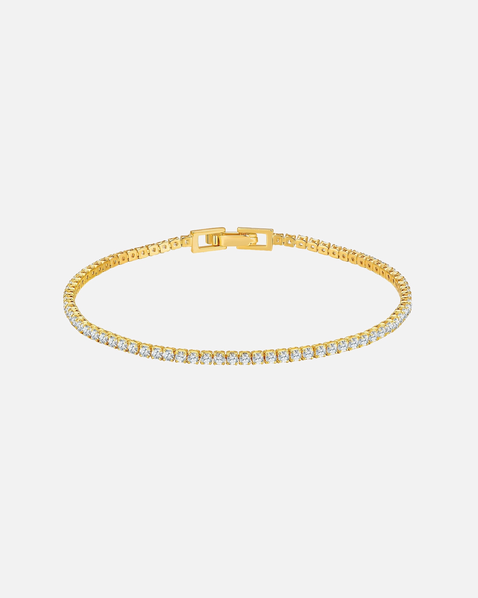 Bracelet for FemmeGlanzstücke MünchenBracelet Argent sterling Oxyde de zirconium (CZ) en Or jaune21 cm