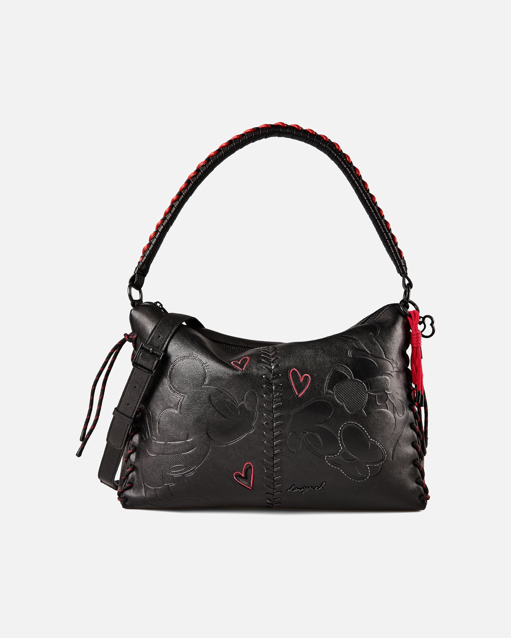 Sac for FemmeDesigualAll Mickey Sac à main porté épauleblack