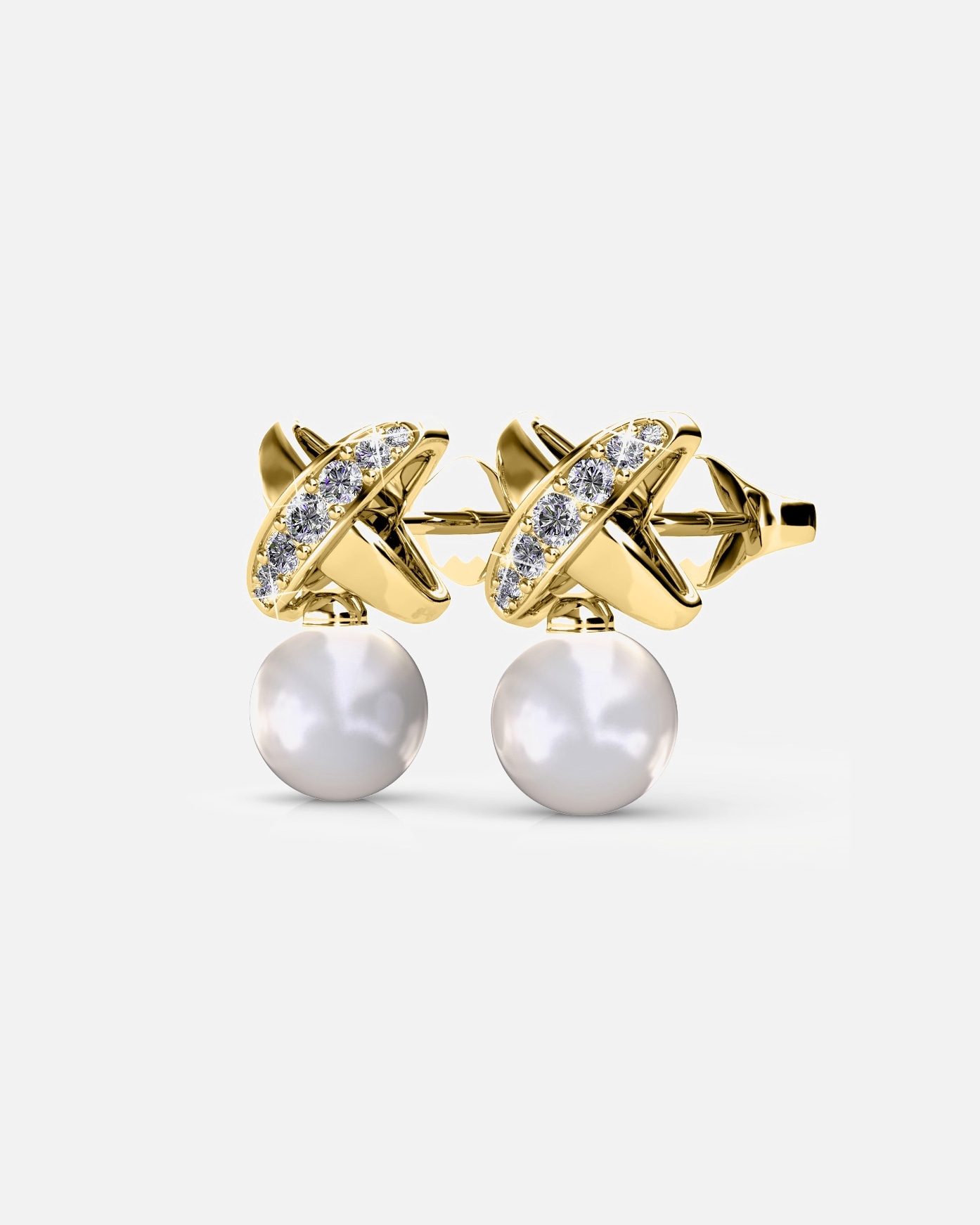 Ohrringe für Weiblich MYC-Paris Chris Perlen-Tropfenohrringe Golden