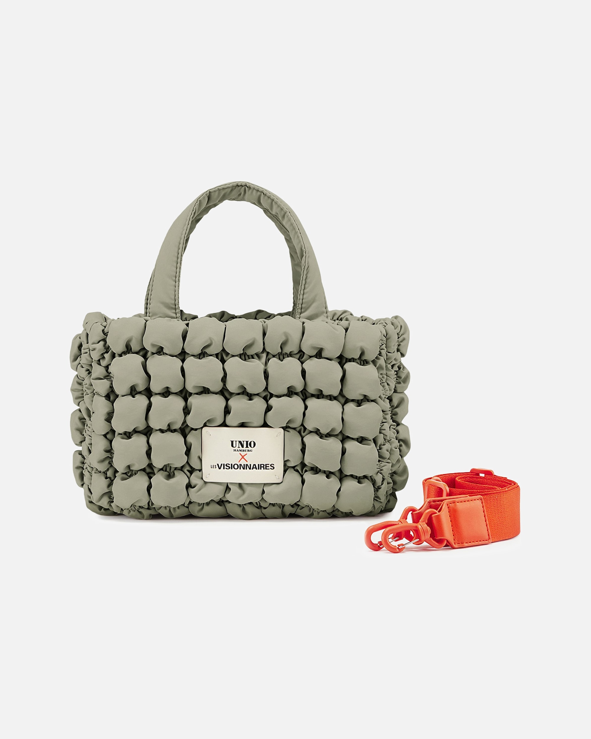 Tasche für Weiblich LES VISIONNAIRES Default Brand Line Unio Cortina S Henkeltasche tea green 1
