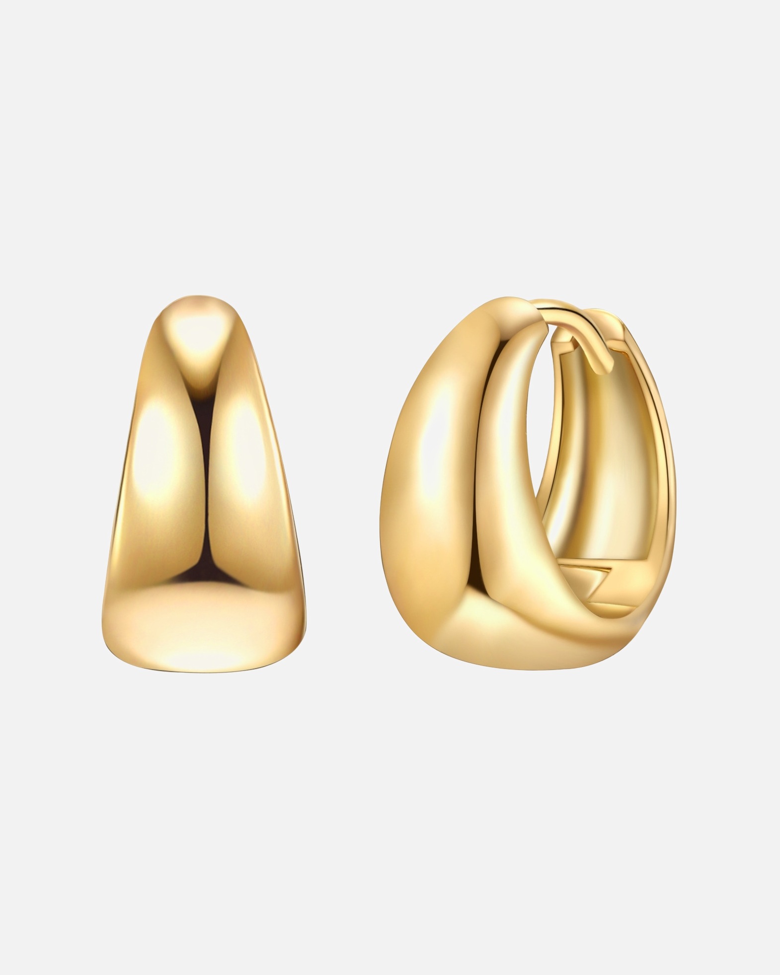 Créoles for FemmeBoucles d´oreilles en Argent sterling en Or jaune14,8 mm