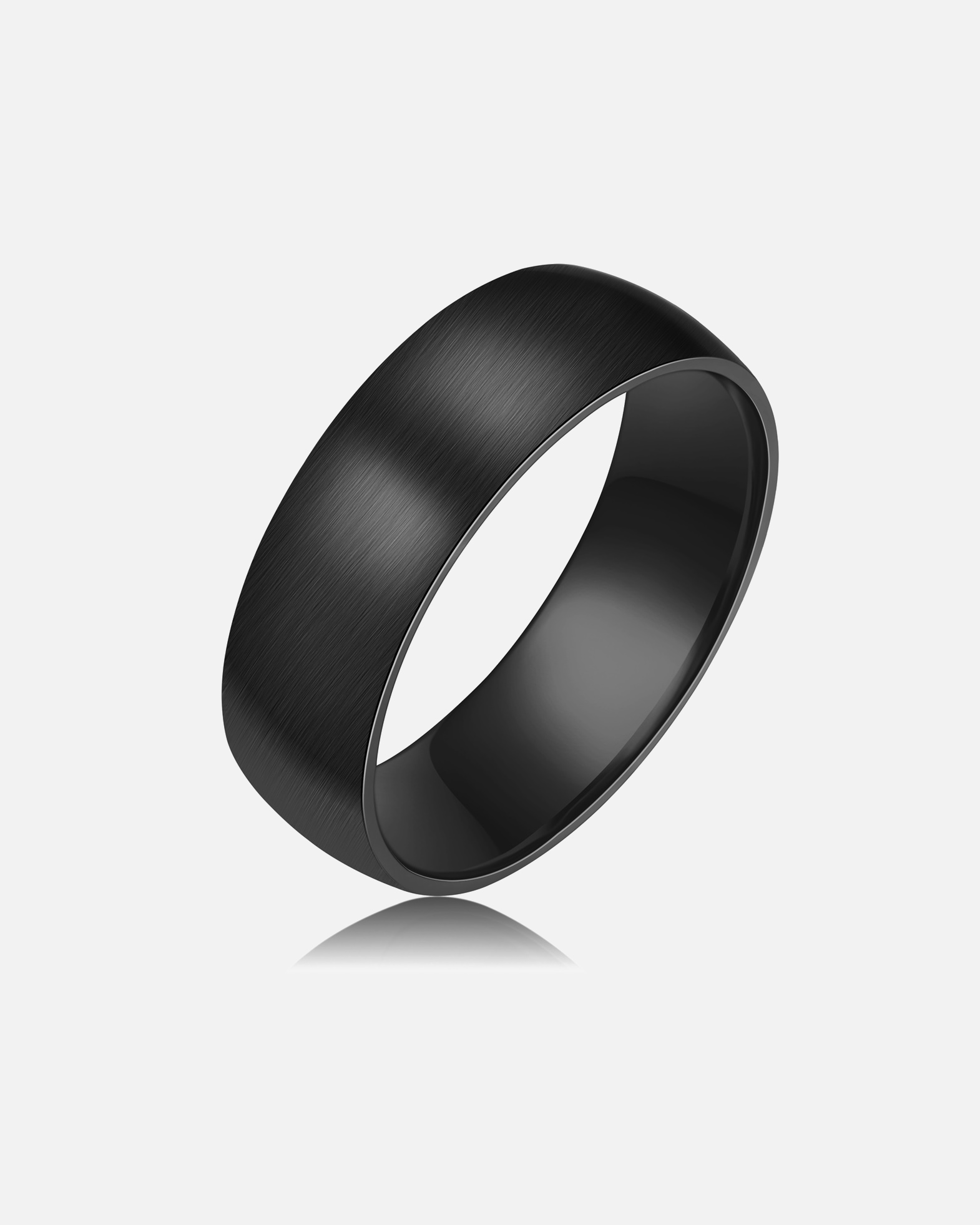 Bague for HommeTrue RebelsBague en Acier inoxydable en Noir70