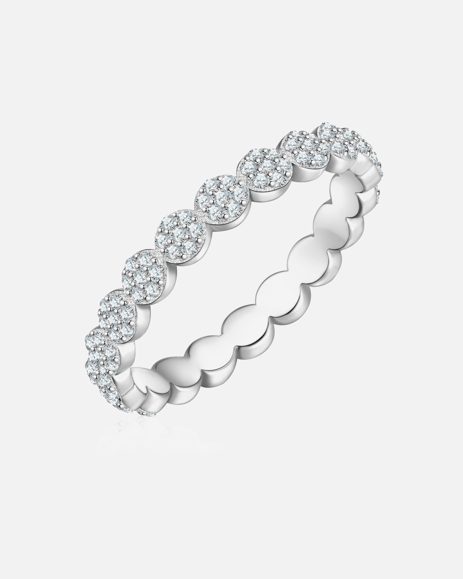 Bague for FemmeGlanzstücke MünchenBague en Argent Sterling en argent avec Zirconium58