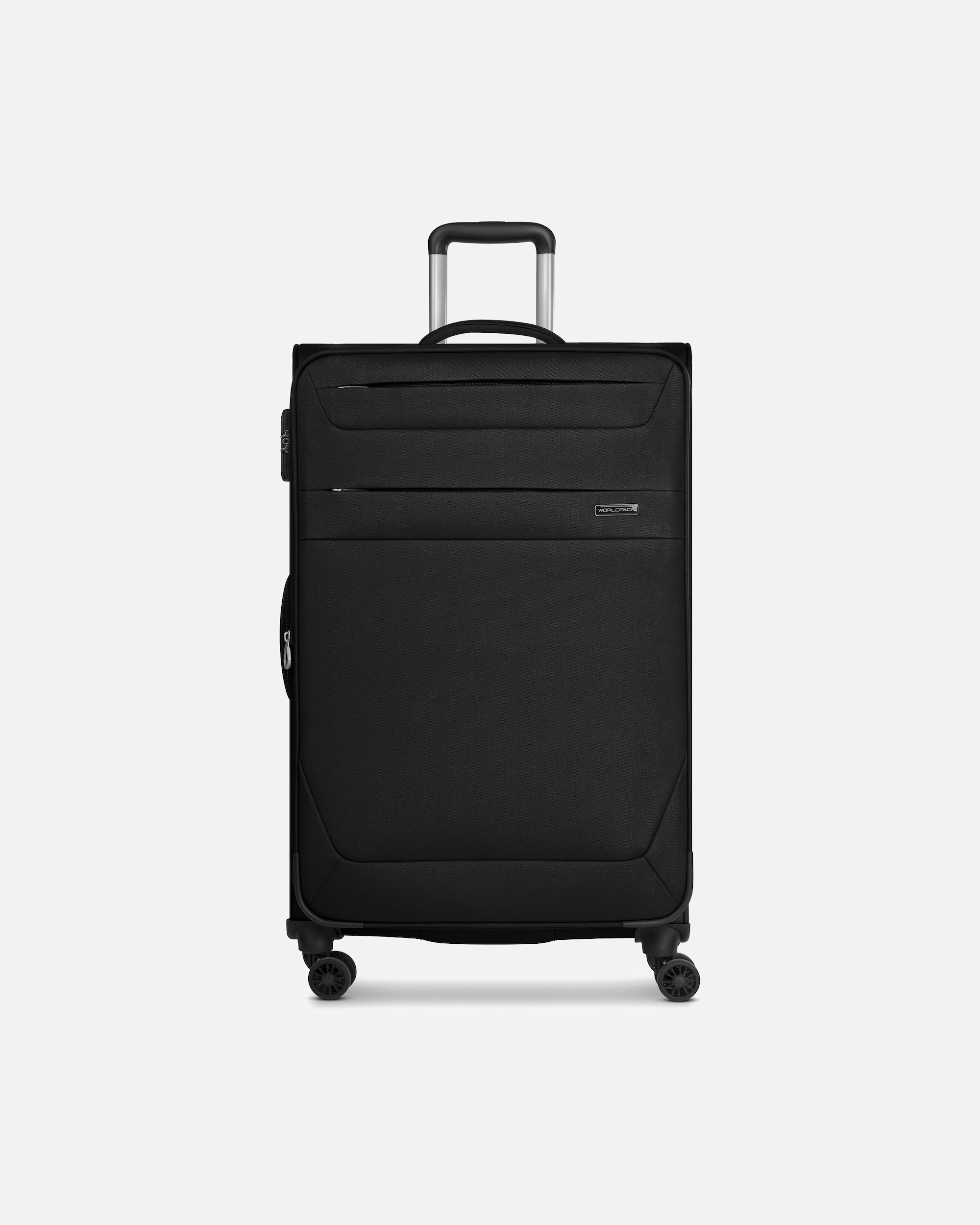 Valise trolley for HommeChicago 4 roulettes Trolley L 78 cm avec soufflet d'extensionblack