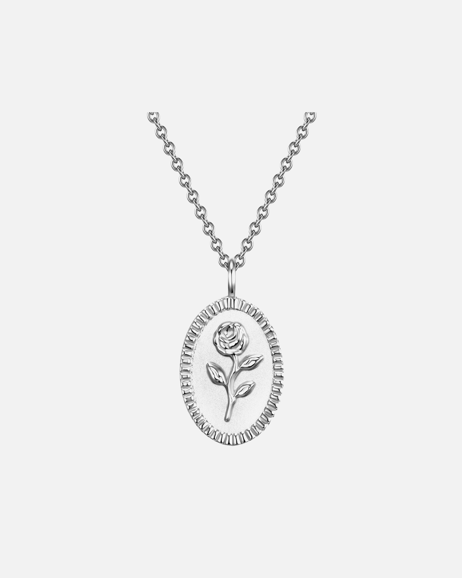 Collier for FemmeCollier en argent Fleur Argent sterling en Argent45,0 cm Basiskette + 5,0 cm Verlängerung