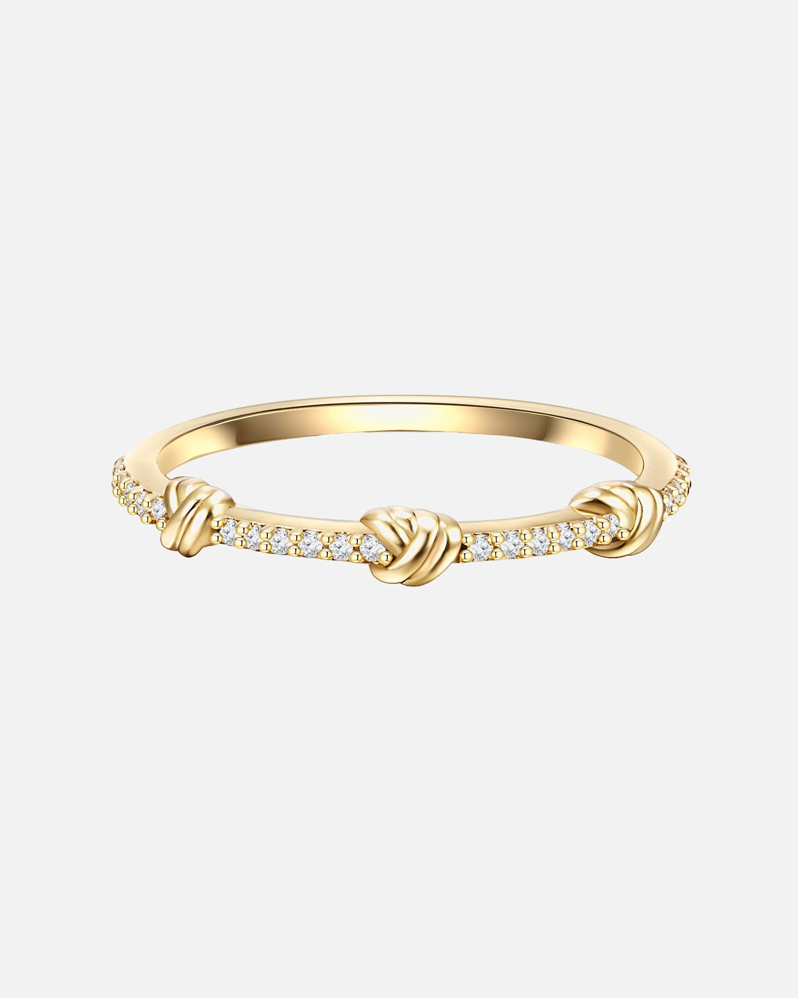 Bague for FemmeGlanzstücke MünchenBague en argent Argent sterling Oxyde de zirconium (CZ) en Or jaune60