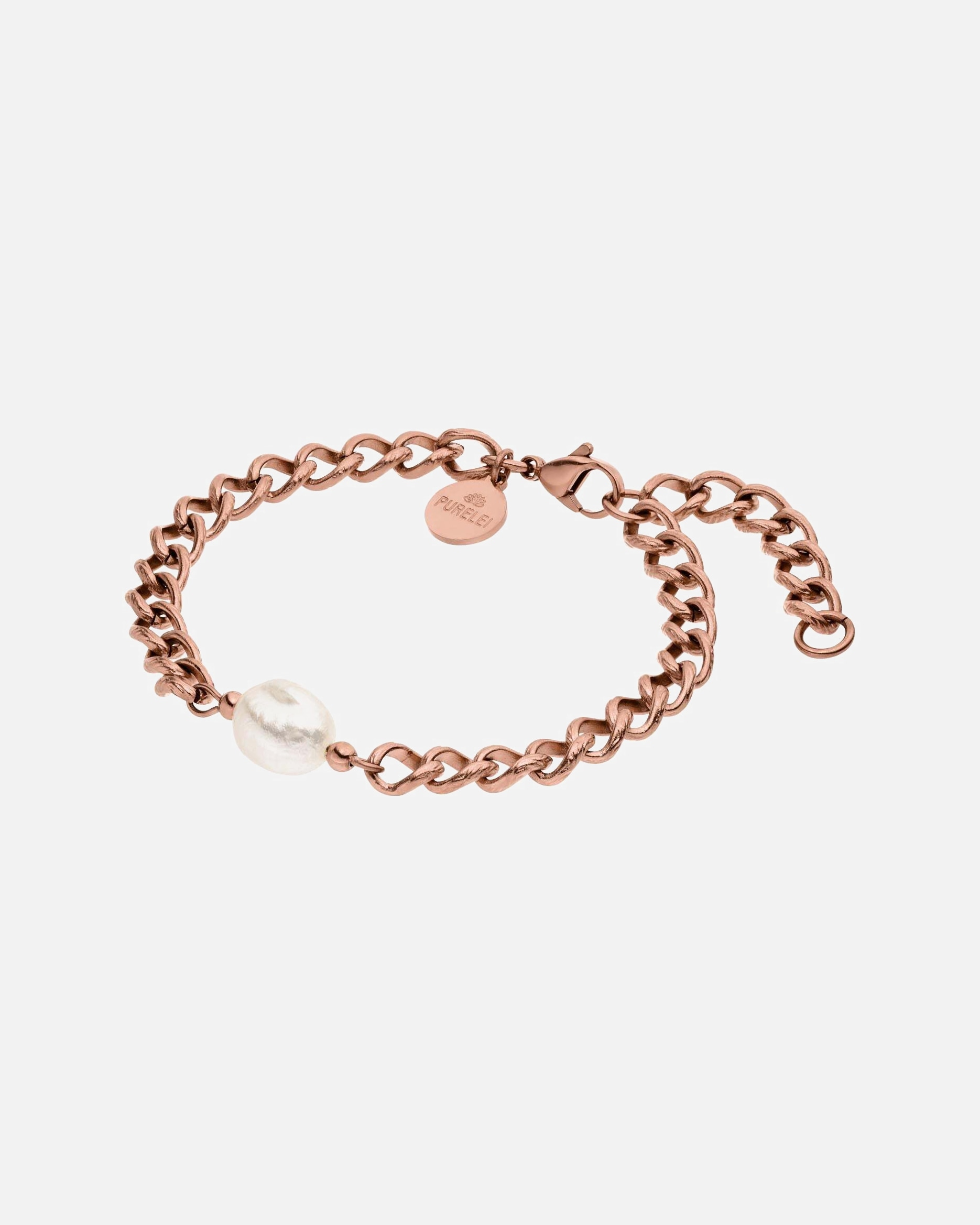 Bracelet for UnisexePureleiStructure Bracelet 100% acier inoxydableOr Rose